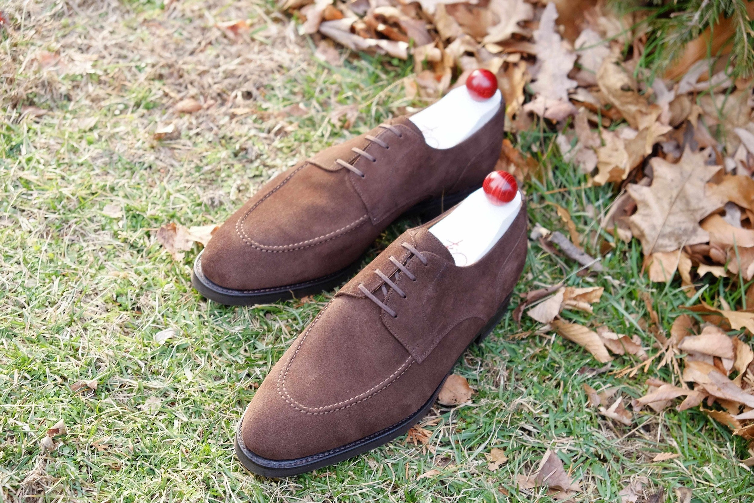 Cle Elum - Mocha Suede-Derbies-J.FitzPatrick Footwear
