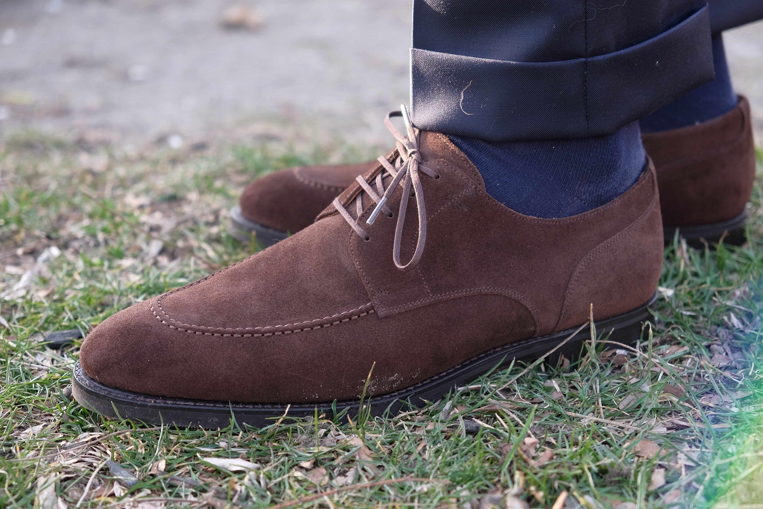 Cle Elum - Mocha Suede-Derbies-J.FitzPatrick Footwear