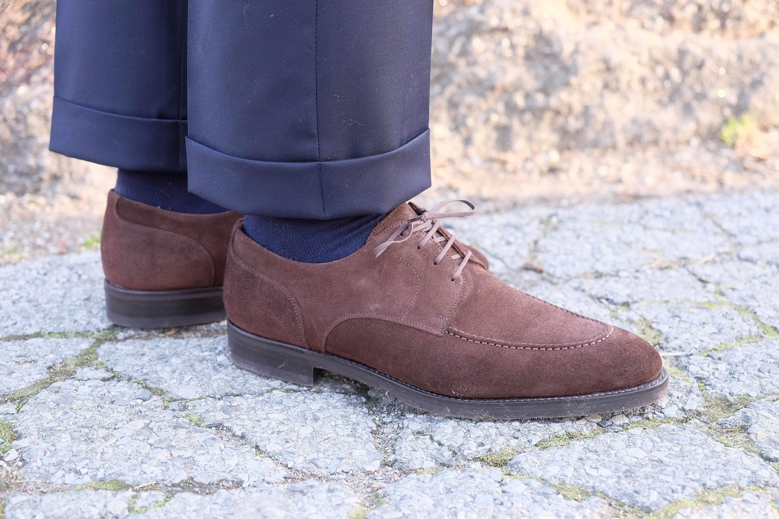 Cle Elum - Mocha Suede-Derbies-J.FitzPatrick Footwear