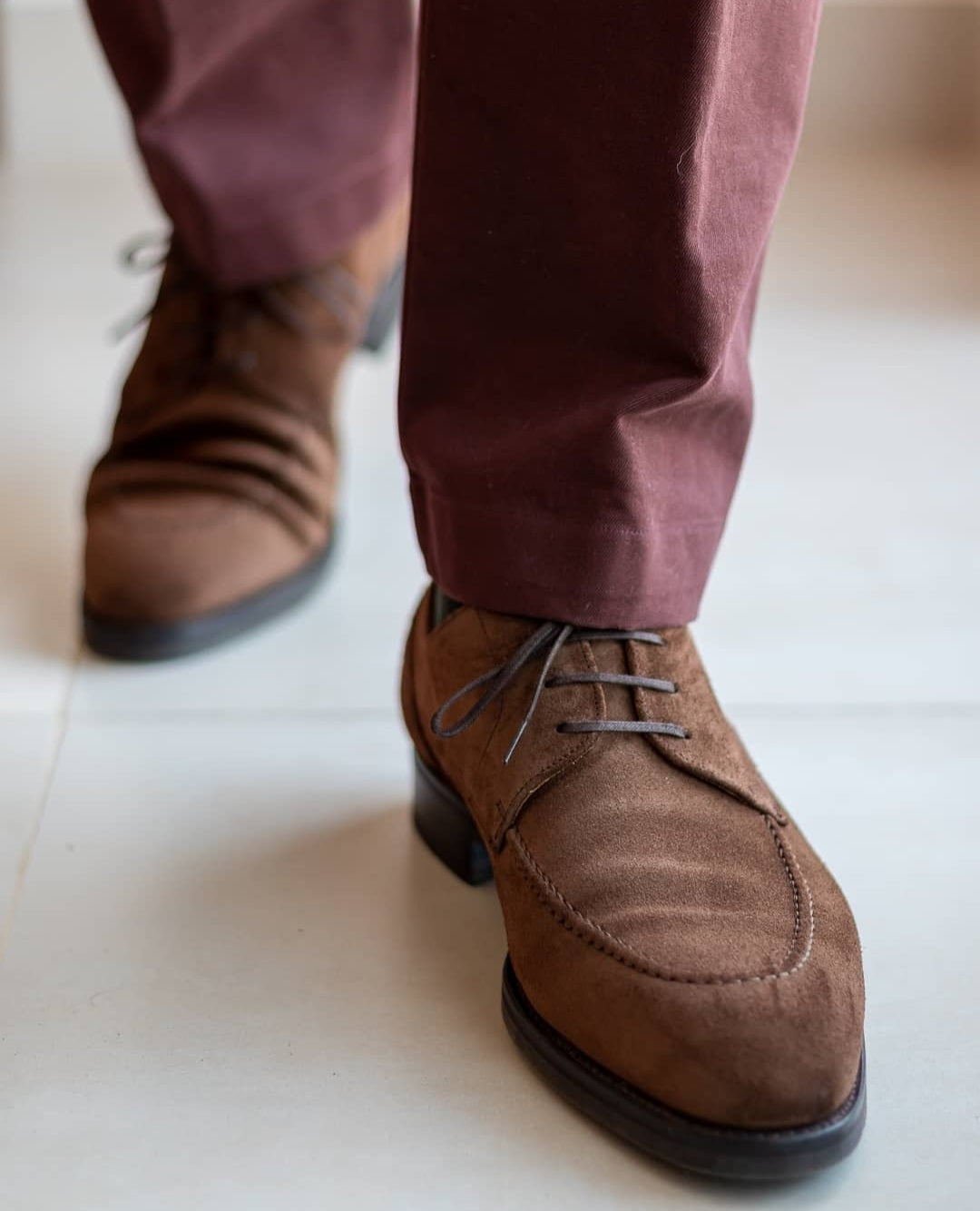 Cle Elum - Mocha Suede-Derbies-J.FitzPatrick Footwear