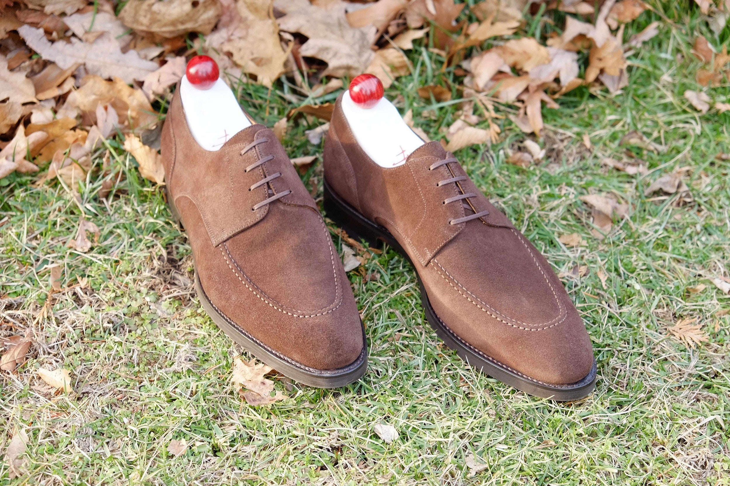 Cle Elum - Mocha Suede-Derbies-J.FitzPatrick Footwear