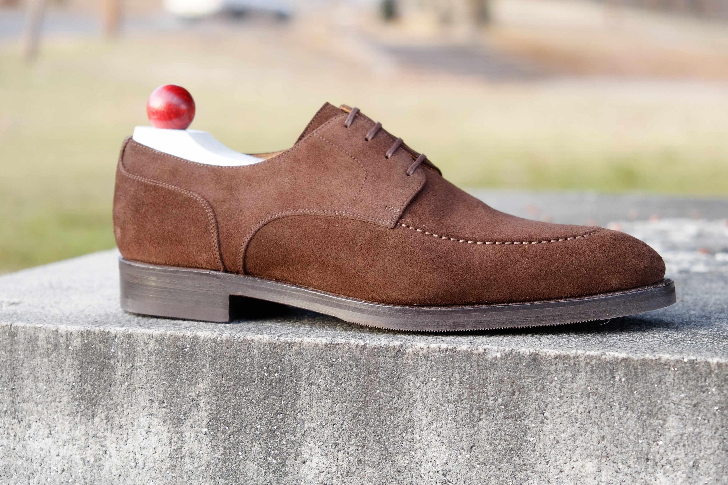Cle Elum - Mocha Suede-Derbies-J.FitzPatrick Footwear