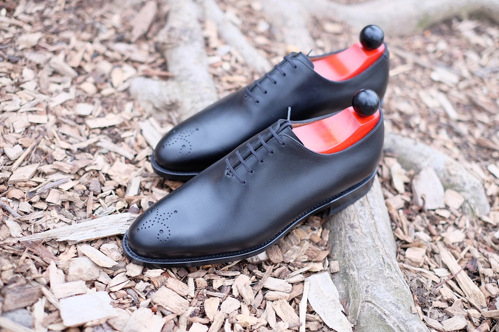 Crescent - Black Calf-Wholecut Oxfords-J.FitzPatrick Footwear
