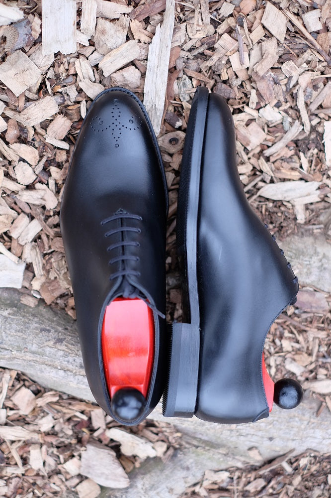 Crescent - Black Calf-Wholecut Oxfords-J.FitzPatrick Footwear