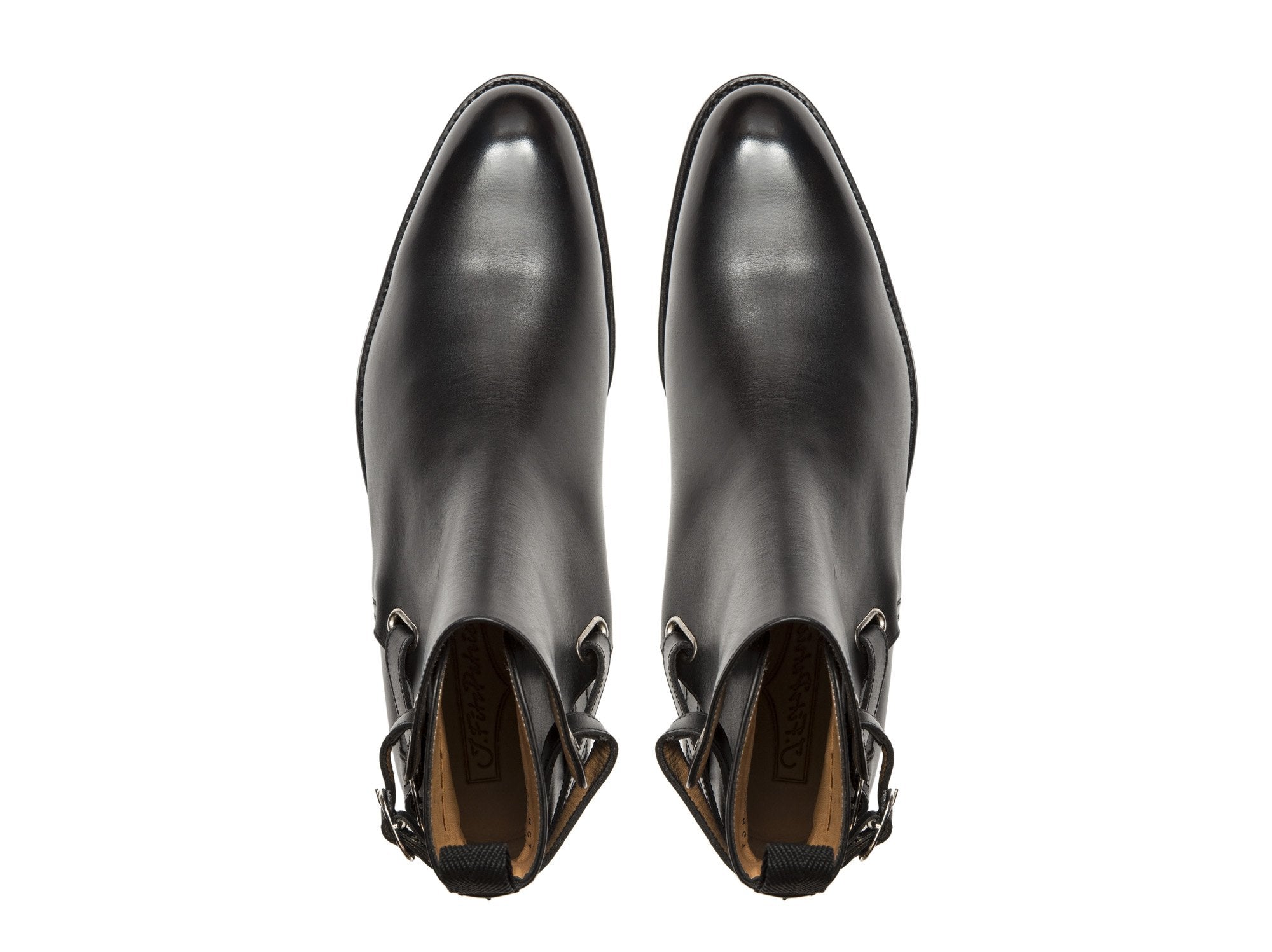 Genesee - MTO - Black Calf - NGT Last - Double Leather Sole-Made To Order Jodhpur Boots-J.FitzPatrick Footwear
