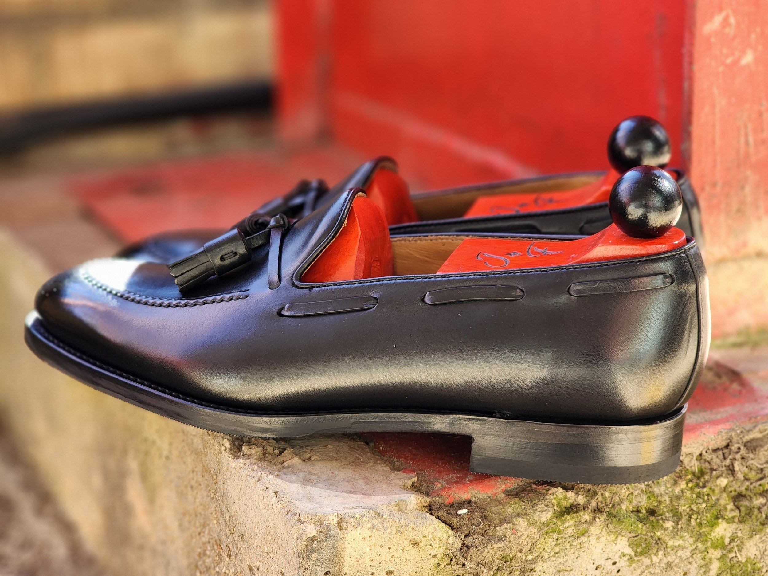Haller - Black Calf-Tassel Loafers-J.FitzPatrick Footwear