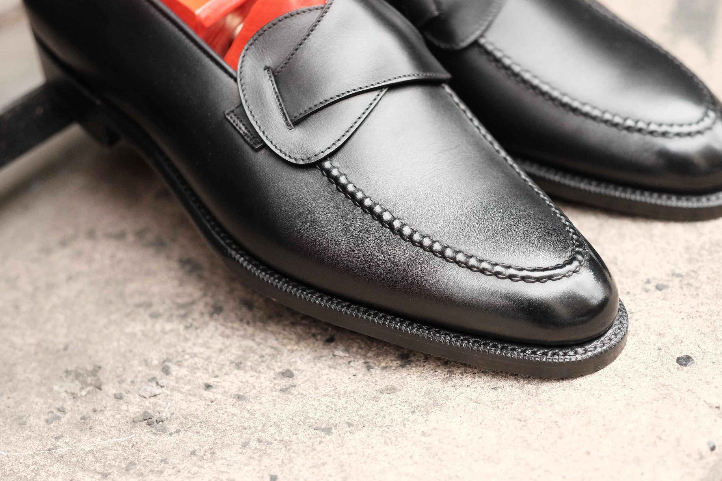 Hawthorne - Black Calf-Butterfly Loafers-J.FitzPatrick Footwear