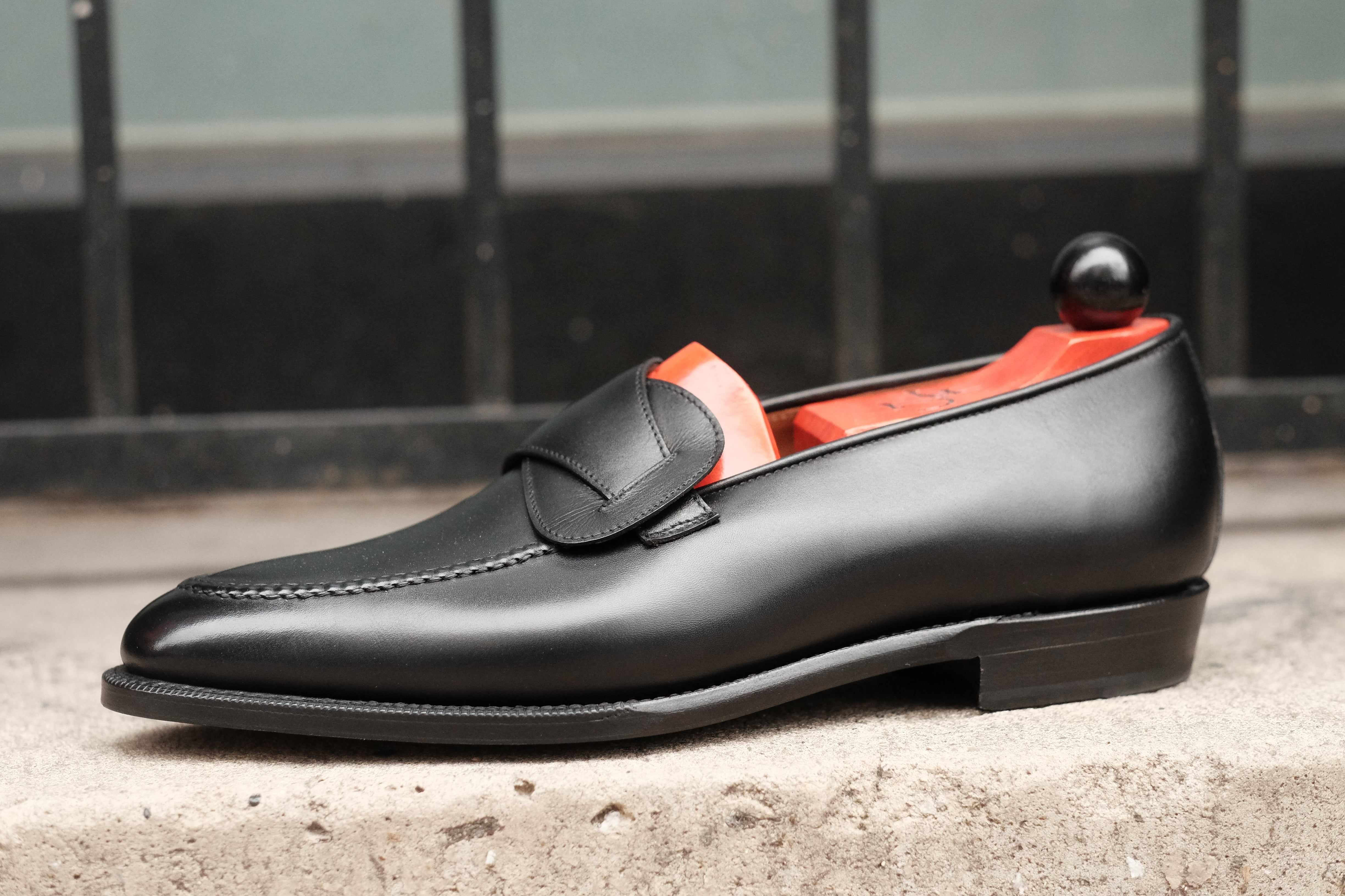 Hawthorne - Black Calf-Butterfly Loafers-J.FitzPatrick Footwear