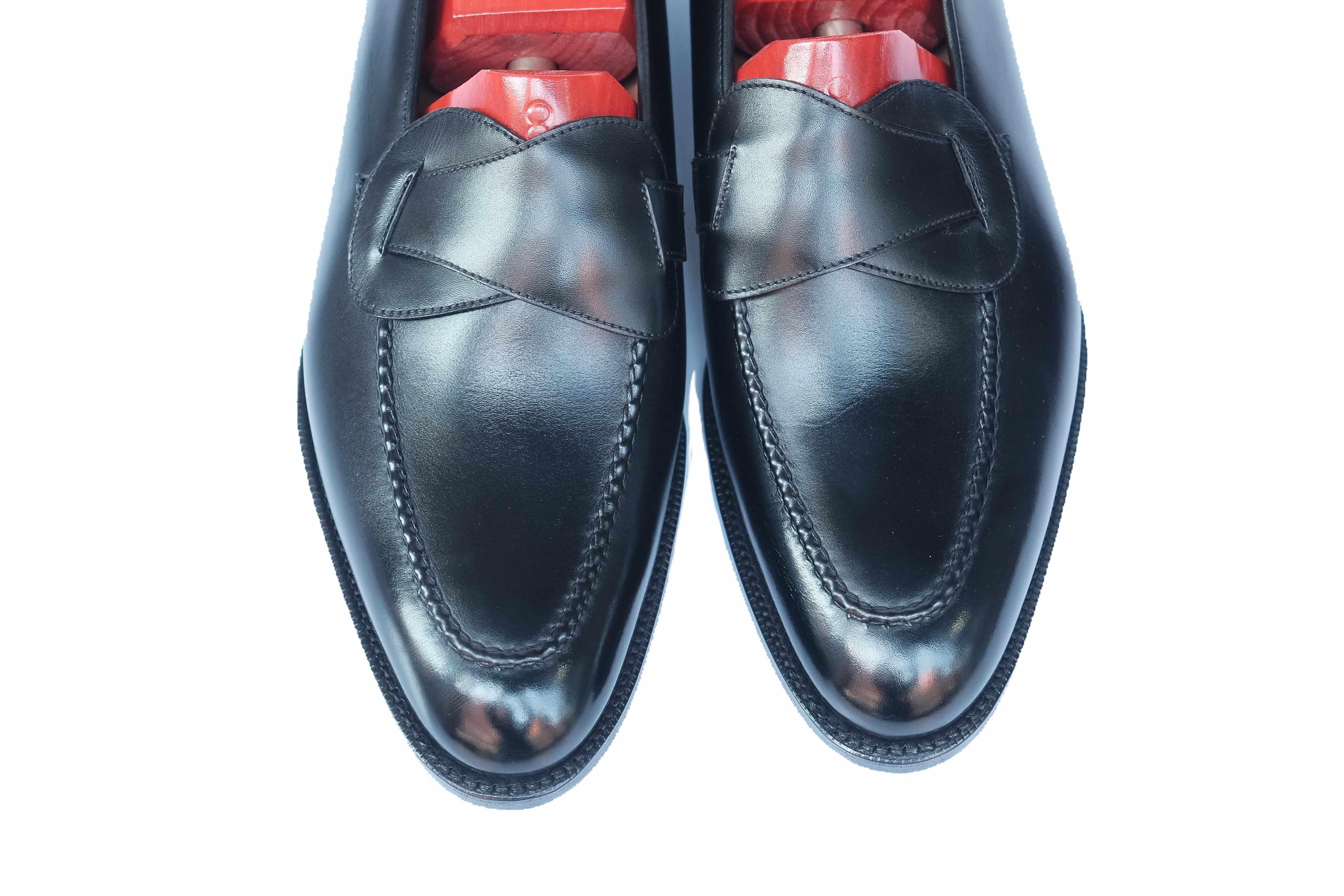 Hawthorne - Black Calf-Butterfly Loafers-J.FitzPatrick Footwear