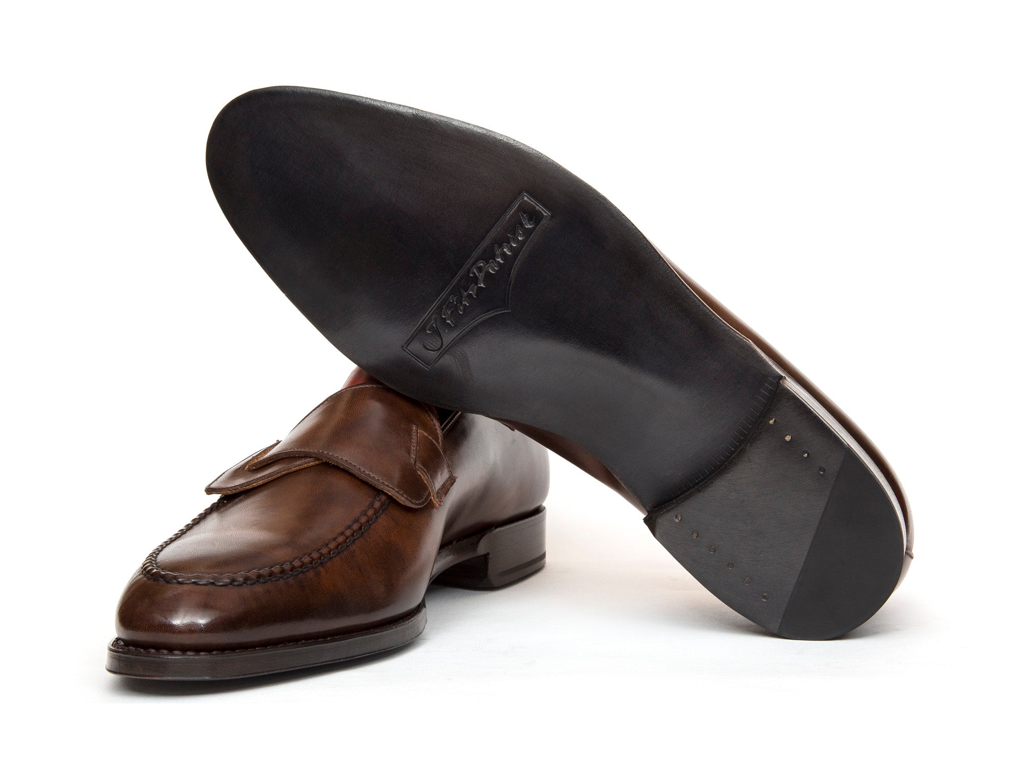 Hawthorne - MTO - Copper Museum Calf - TMG Last - Single Leather Sole-Made To Order Butterfly Loafer Hand Stitched-J.FitzPatrick Footwear