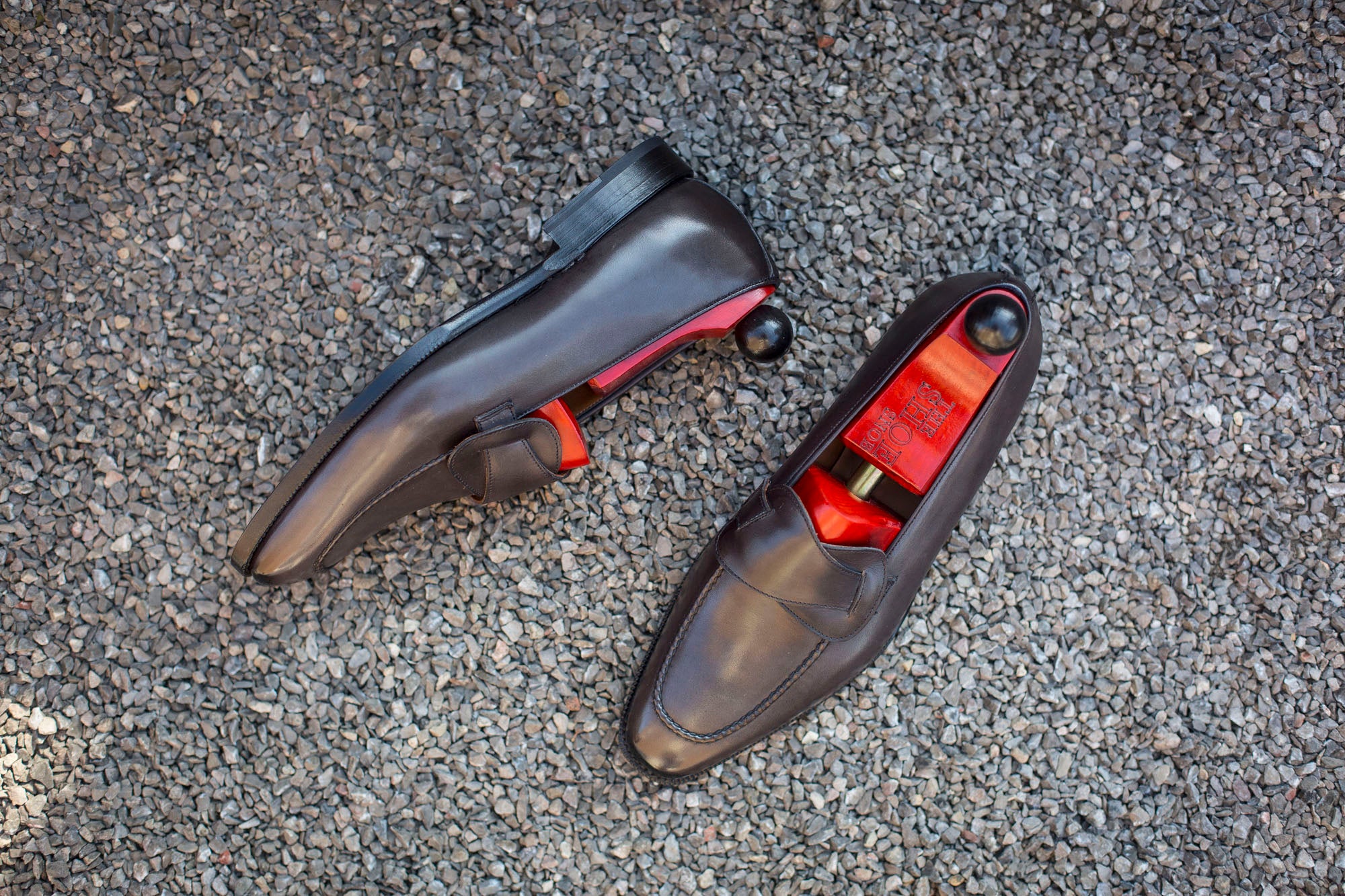 Hawthorne - MTO - Grey Calf - LPB Last - Single Leather Sole-Made To Order Butterfly Loafer Hand Stitched-J.FitzPatrick Footwear