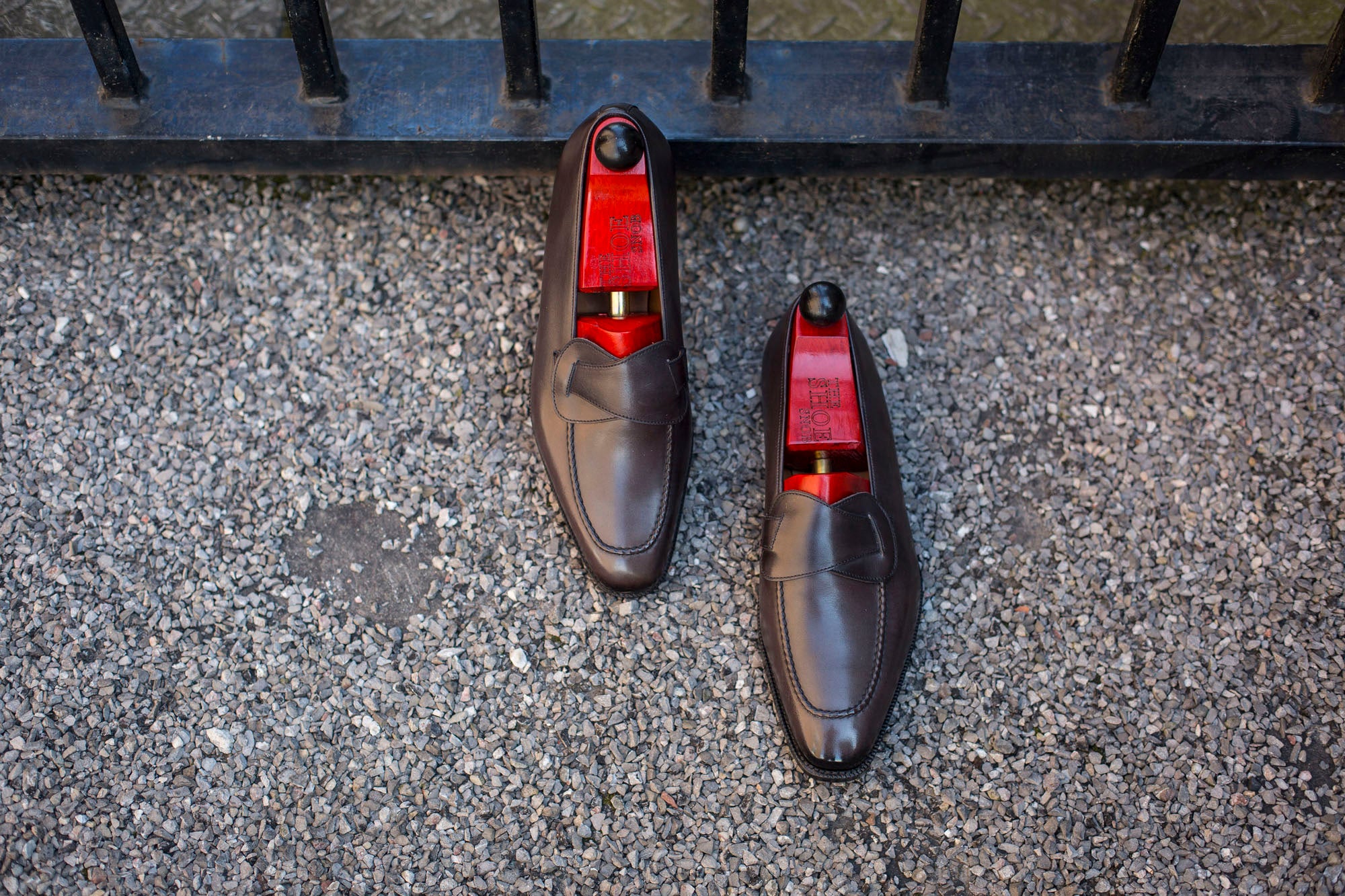 Hawthorne - MTO - Grey Calf - LPB Last - Single Leather Sole-Made To Order Butterfly Loafer Hand Stitched-J.FitzPatrick Footwear