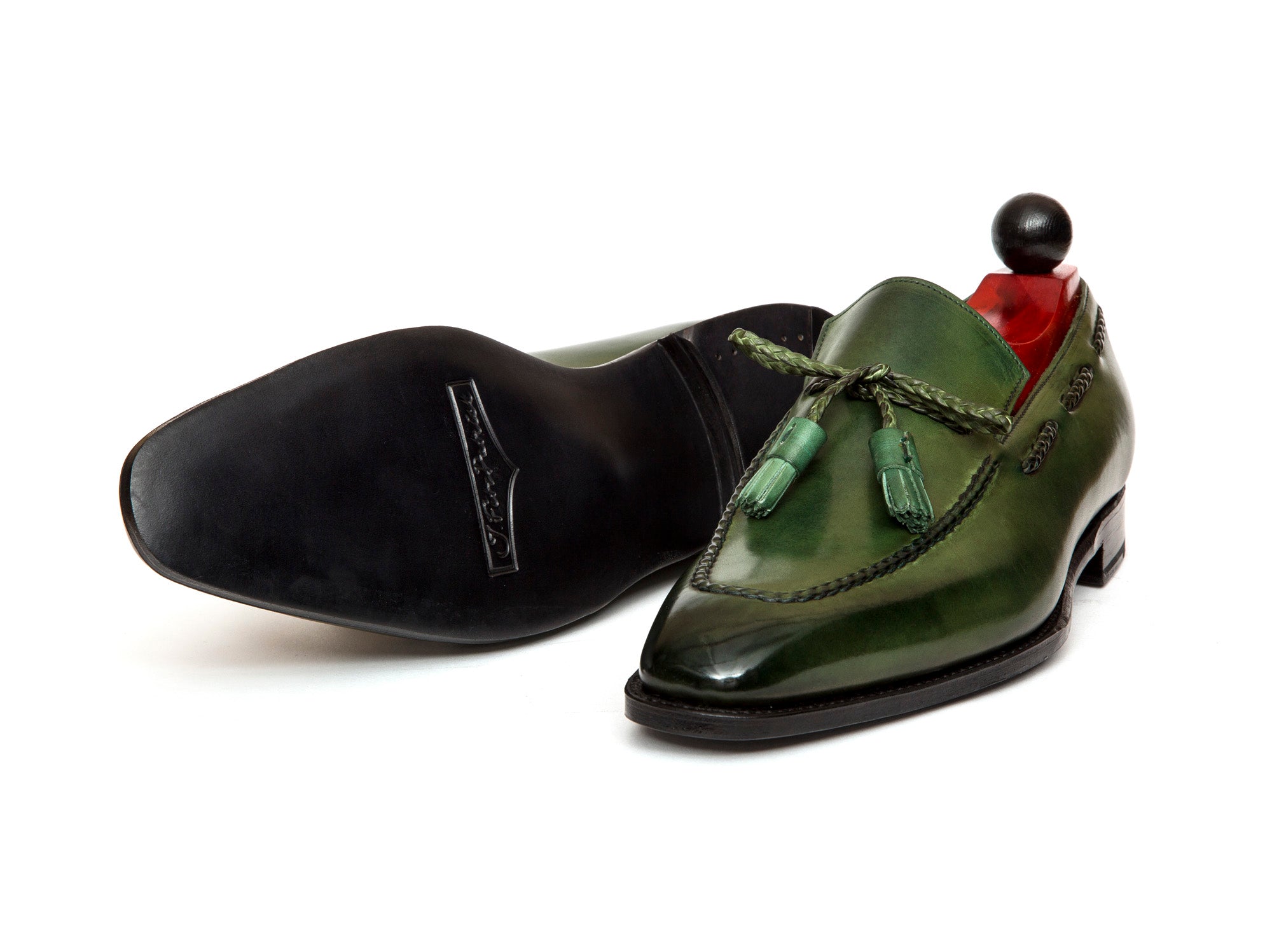 Issaquah - MTO - Avocado Calf - LPB Last - Single Leather Sole-Made To Order Tassel Loafer-J.FitzPatrick Footwear