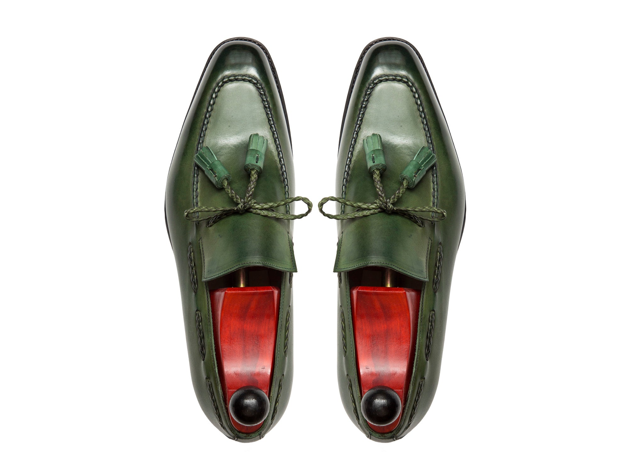 Issaquah - MTO - Avocado Calf - LPB Last - Single Leather Sole-Made To Order Tassel Loafer-J.FitzPatrick Footwear