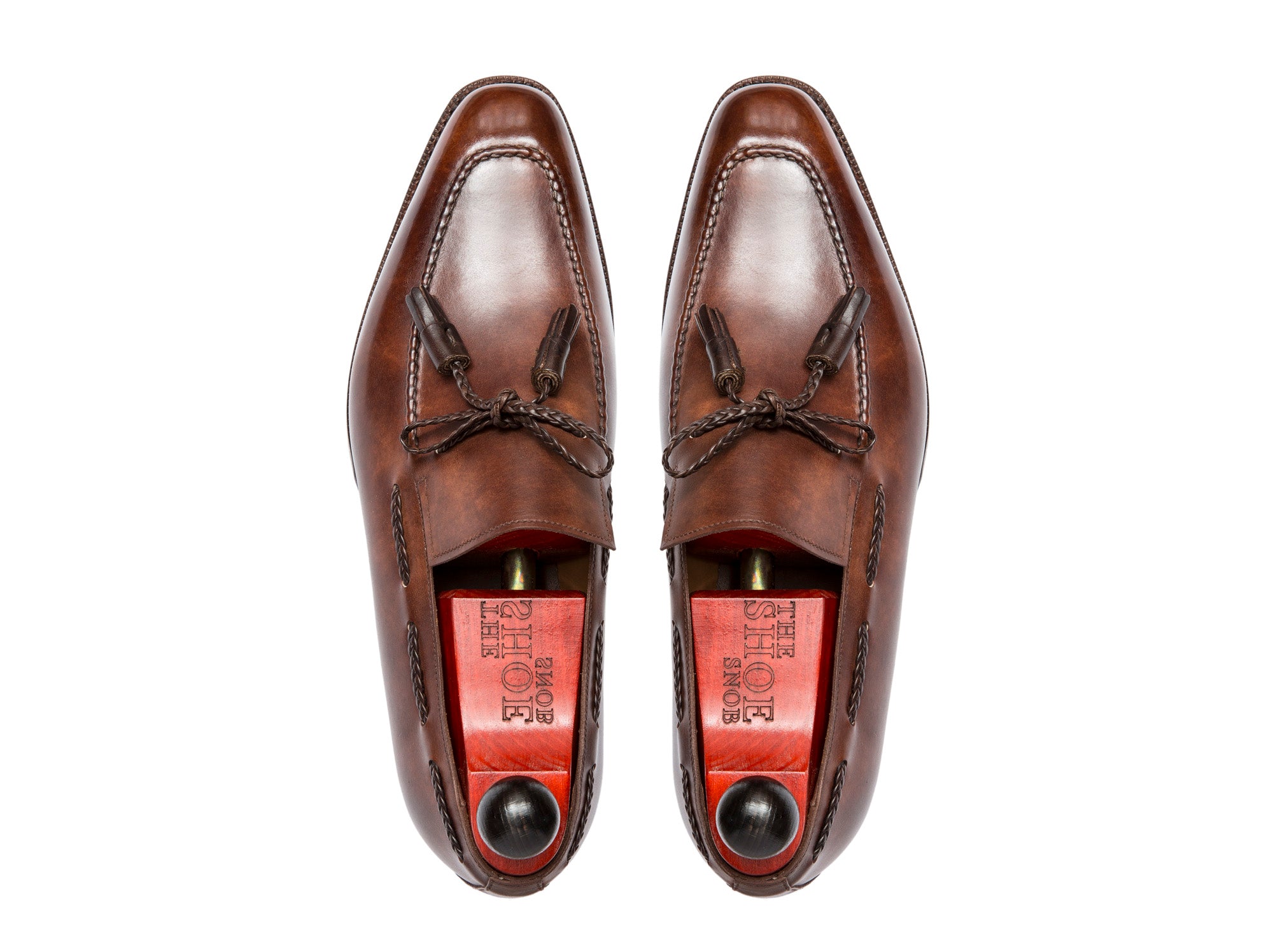 Issaquah - MTO - Walnut Museum Calf - LPB Last - Antique Single Leather Sole-Made To Order Tassel Loafer-J.FitzPatrick Footwear