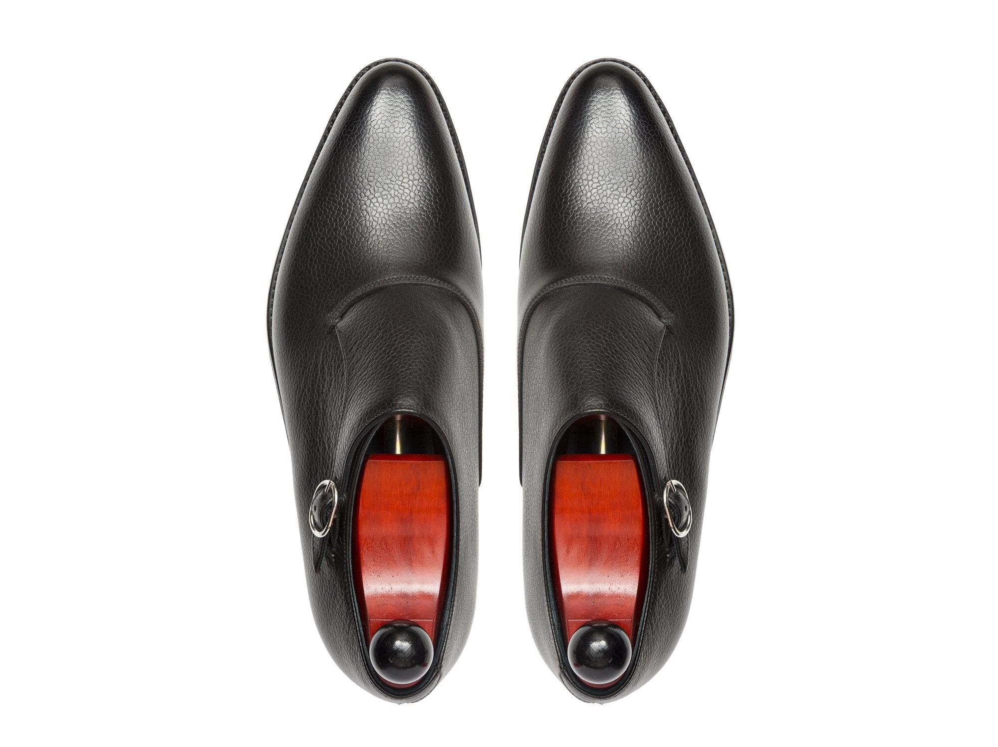 J.FitzPatrick Footwear - Madrona - Black Soft Grain - JKF Last - Double Leather Sole