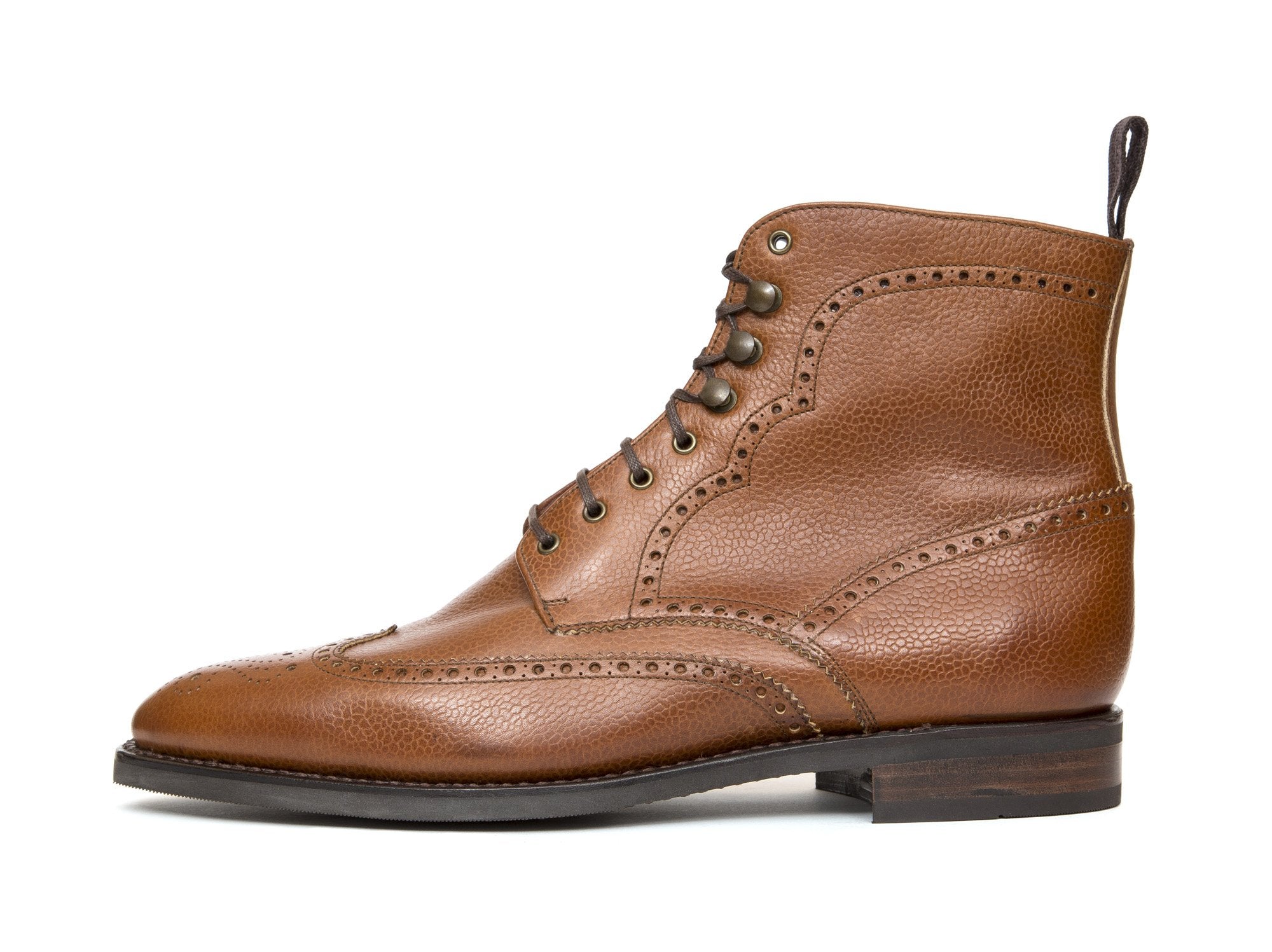 J.FitzPatrick Footwear - Holman - Tan Soft Grain - TMG Last - City Rubber Sole