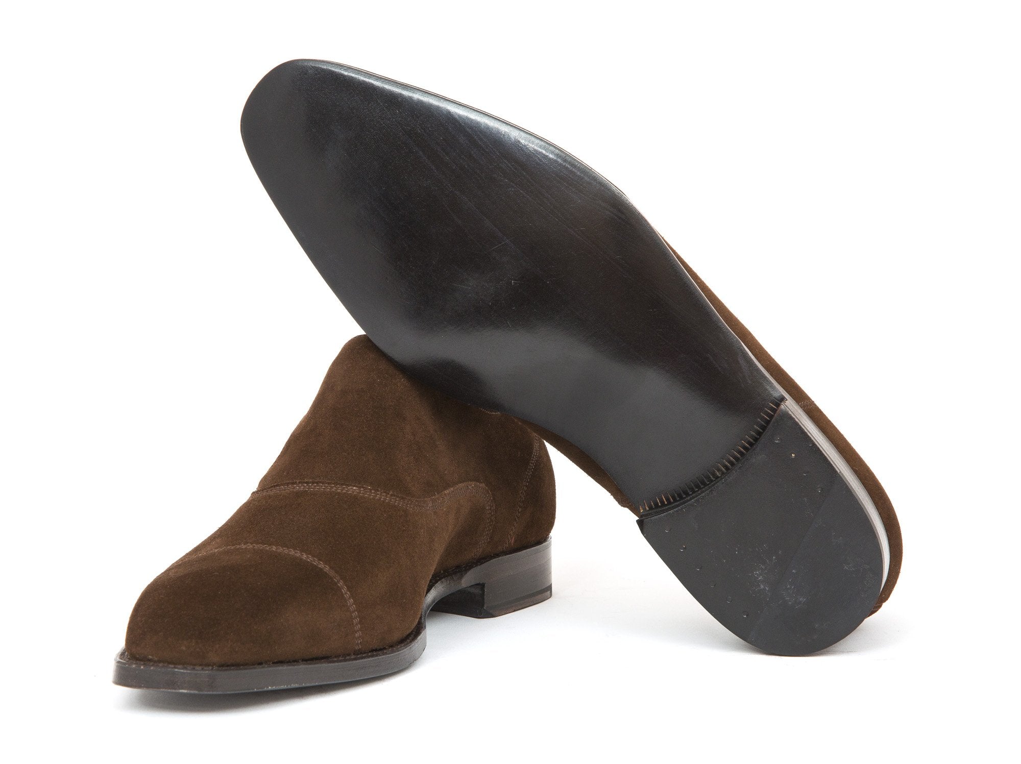 J.FitzPatrick Footwear - Fauntleroy - Dark Brown Suede - LPB Last