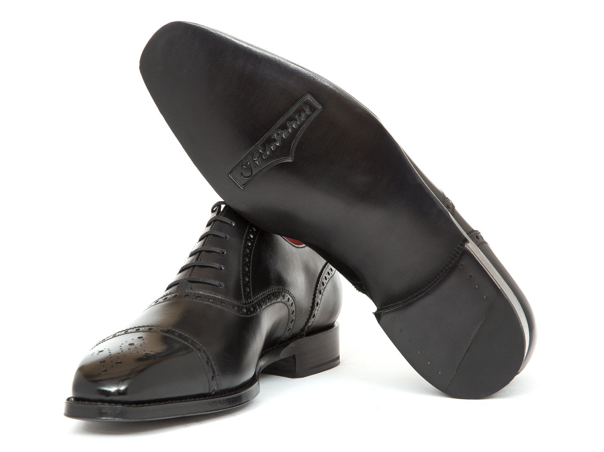 J.FitzPatrick Footwear - Windermere - Black Calf - MGF Last