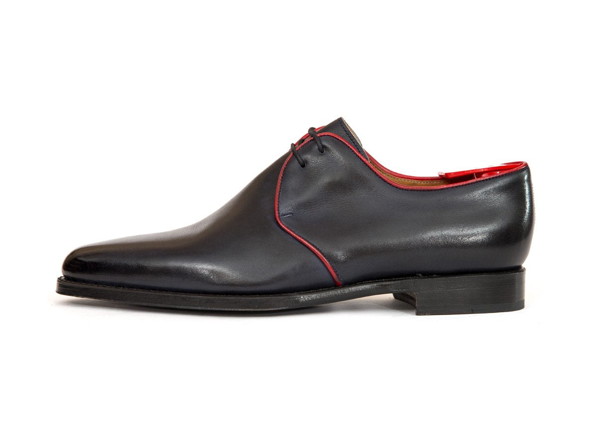 J.FitzPatrick Footwear - Broadway - Shaded Navy / Red Piping - JKF Last