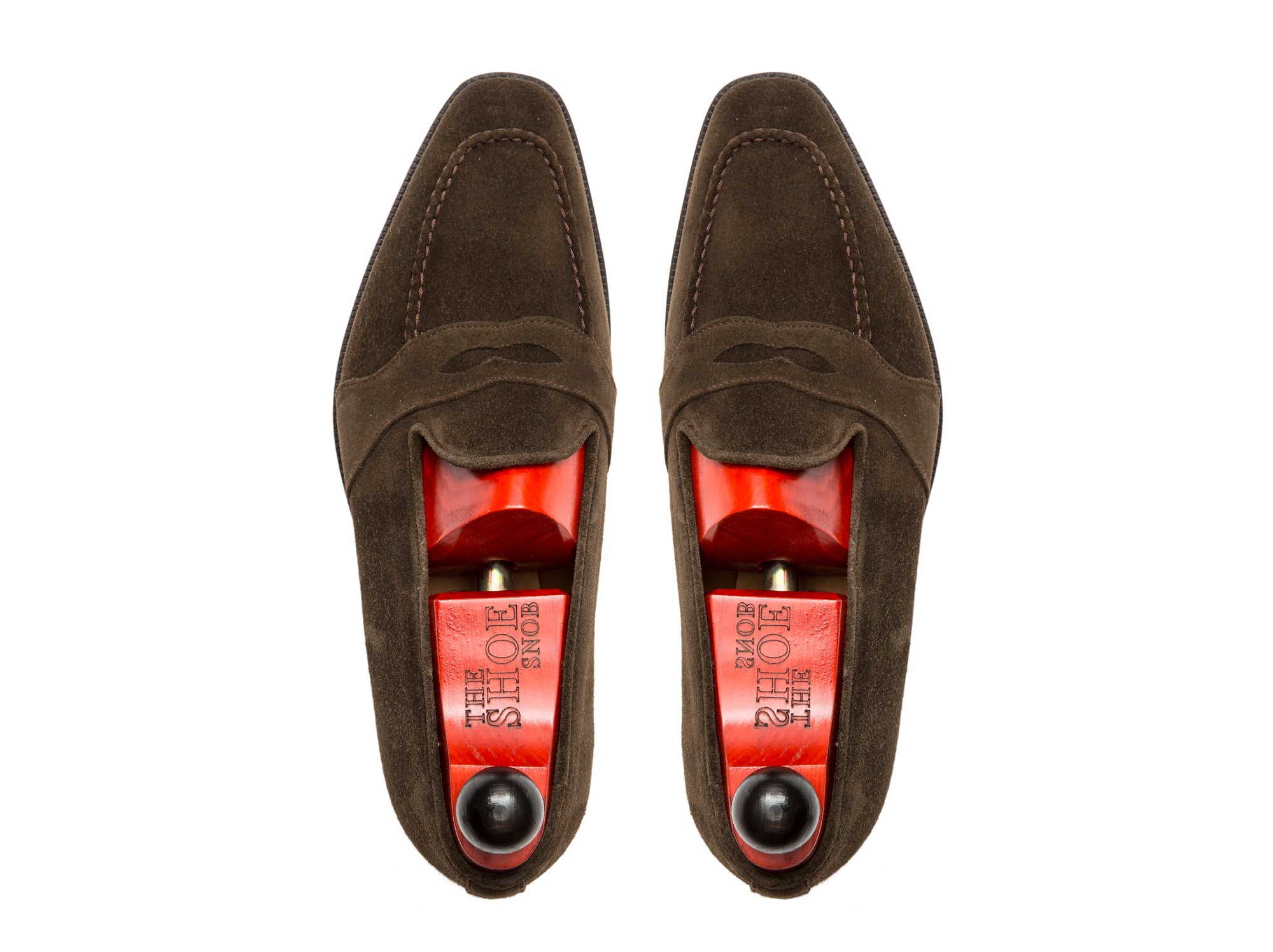 Madison - MTO - Moss Suede - LPB Last - City Rubber Sole-Made To Order Penny Loafer Full Strap-J.FitzPatrick Footwear