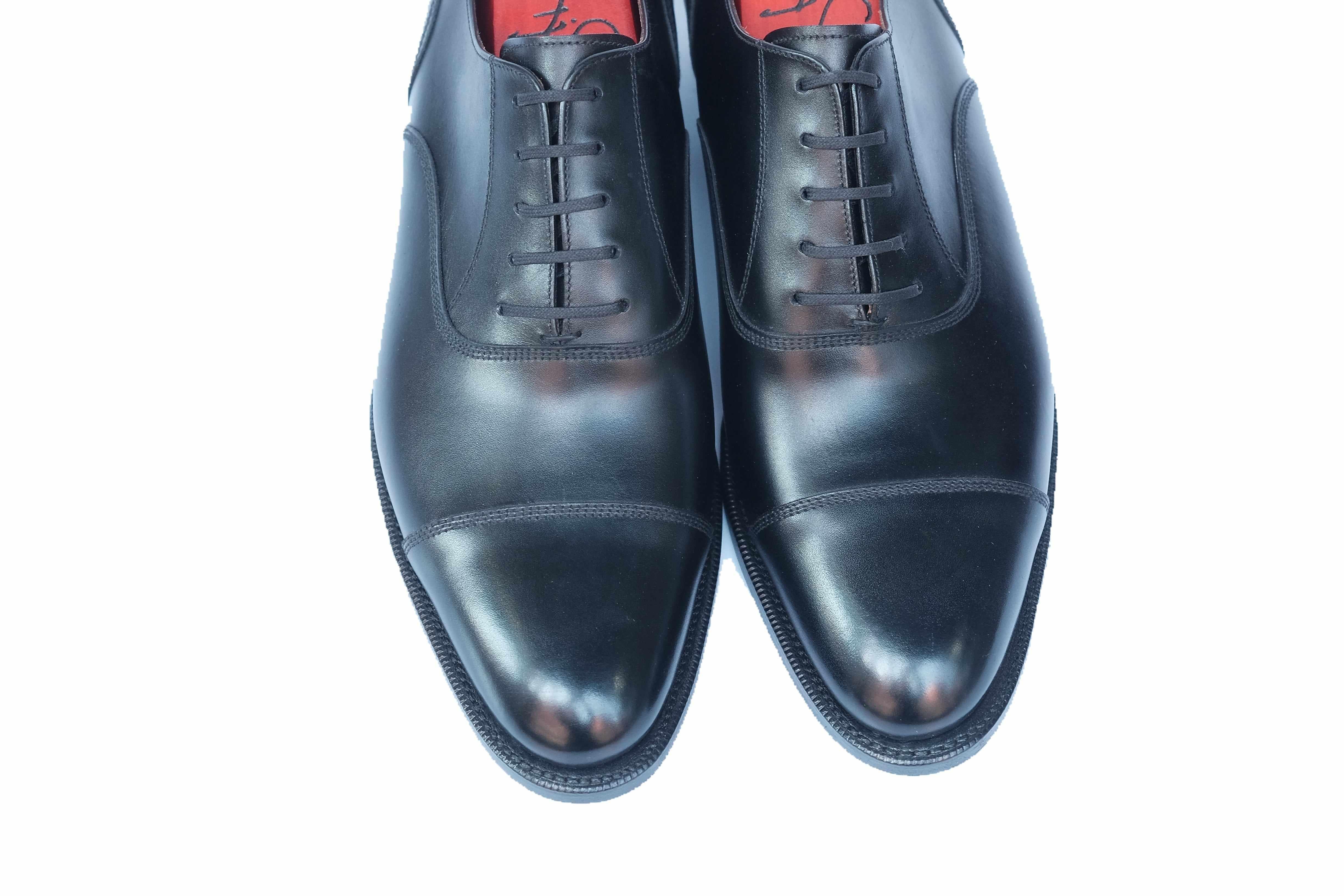 Magnolia - Black Calf-Captoe Cap Toe Oxfords-J.FitzPatrick Footwear