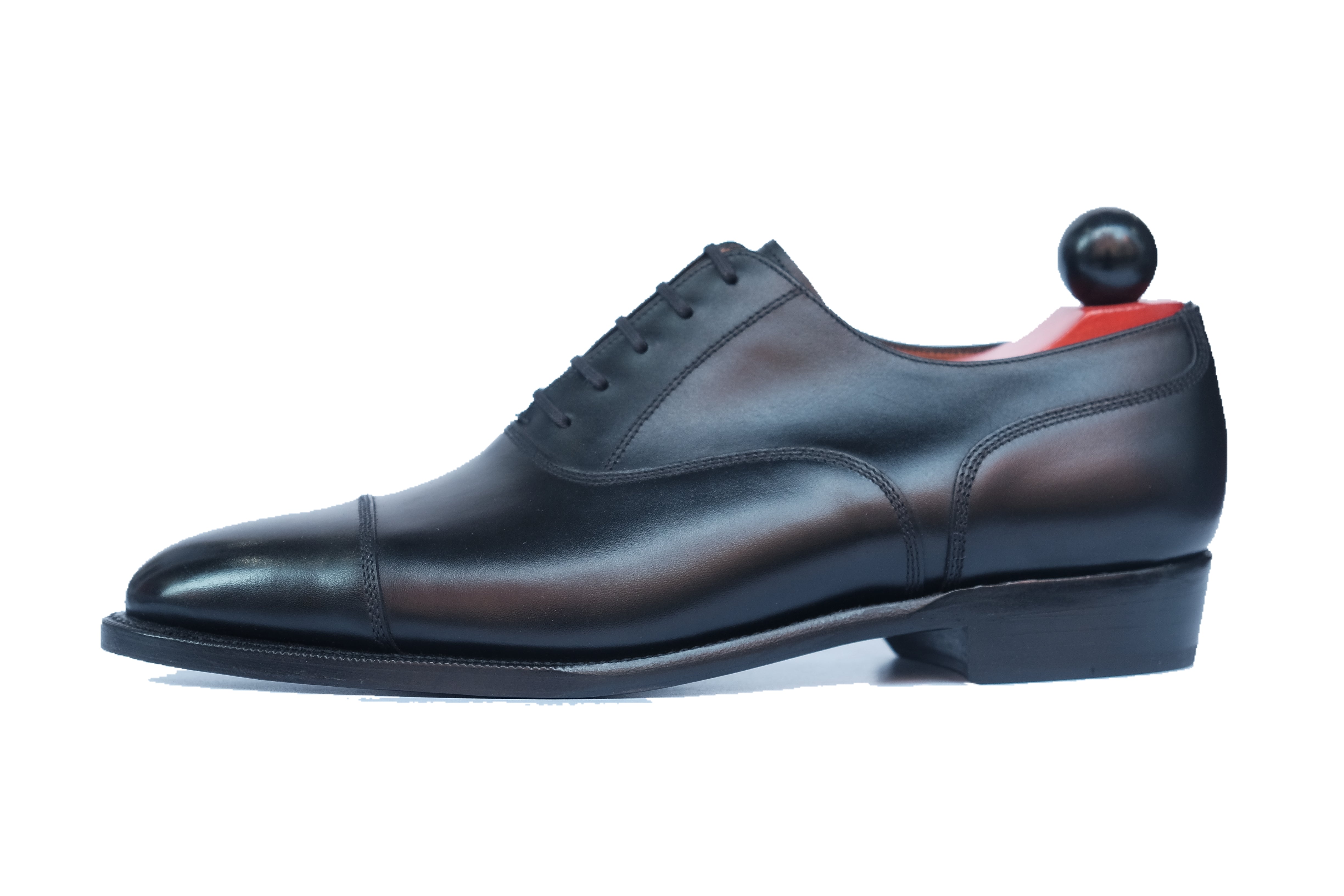 Magnolia - Black Calf-Captoe Cap Toe Oxfords-J.FitzPatrick Footwear