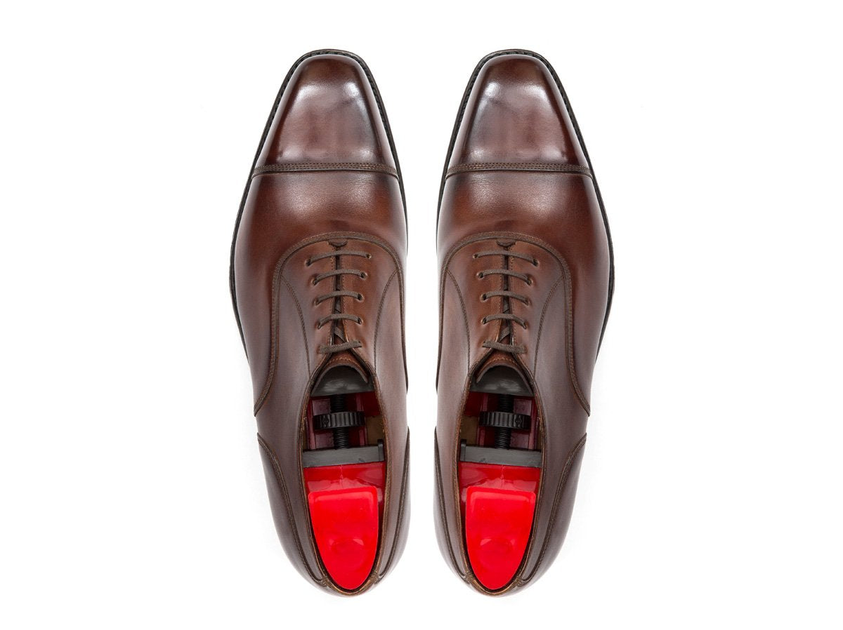 Magnolia - MTO - Cedar Calf - LPB Last - Single Leather Sole-Made To Order Classic Captoe Cap Toe Oxfords-J.FitzPatrick Footwear