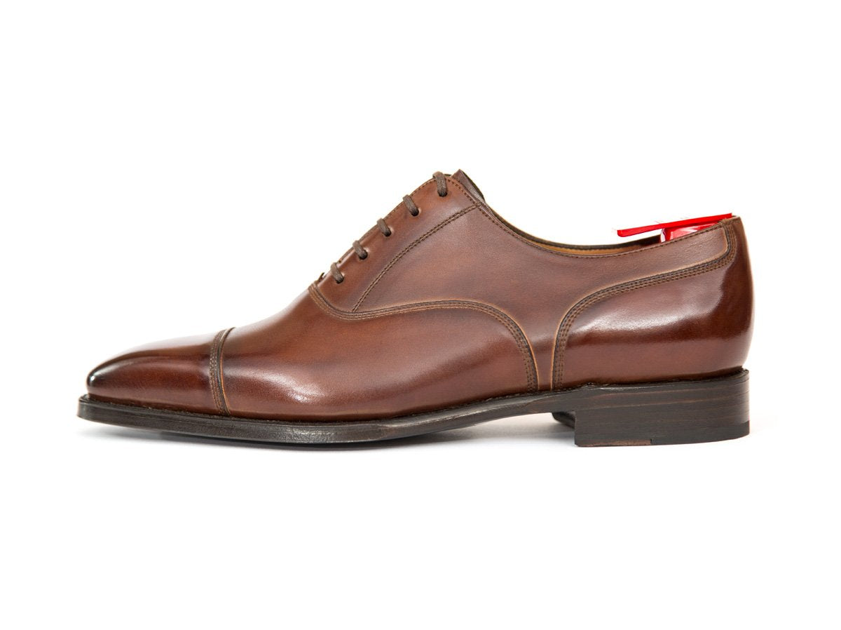 Magnolia - MTO - Cedar Calf - LPB Last - Single Leather Sole-Made To Order Classic Captoe Cap Toe Oxfords-J.FitzPatrick Footwear