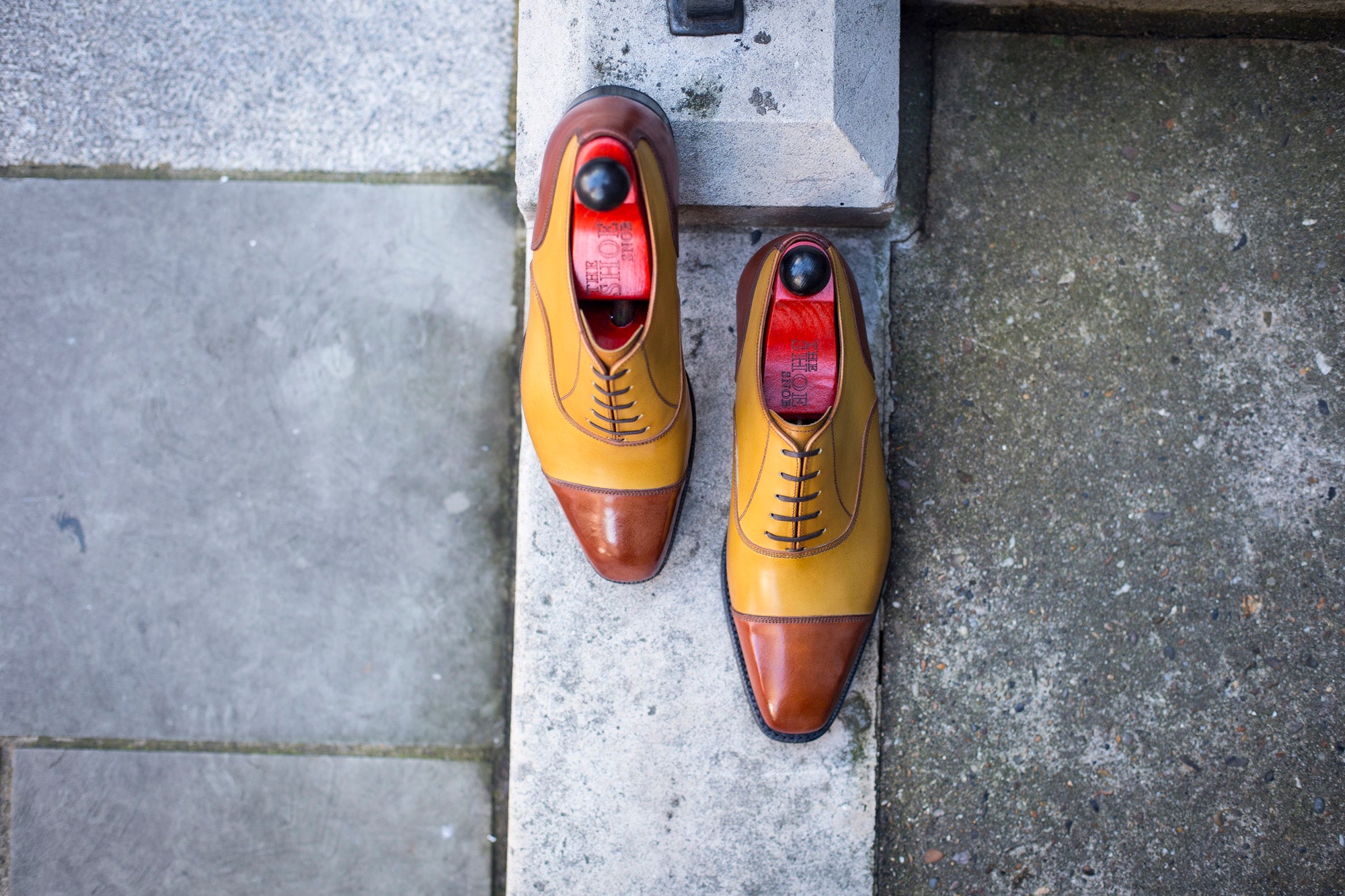 Magnolia - MTO - Cedar Calf / Shaded Tan Calf - MGF Last - Single Leather Sole-Made To Order Classic Captoe Cap Toe Oxfords-J.FitzPatrick Footwear