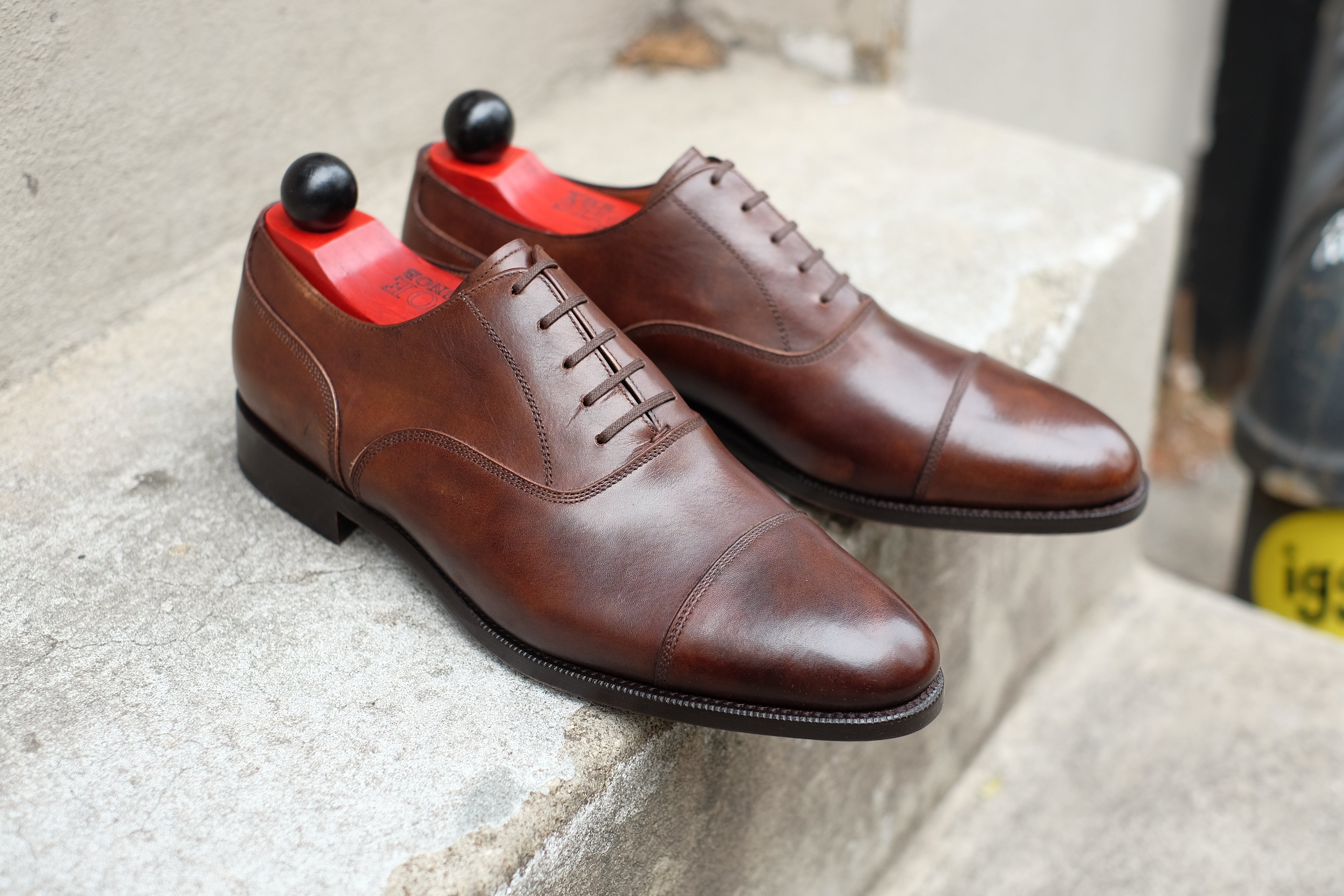 Magnolia - MTO - Copper Museum Calf - TMG Last - Single Leather Sole-Made To Order Classic Captoe Cap Toe Oxfords-J.FitzPatrick Footwear