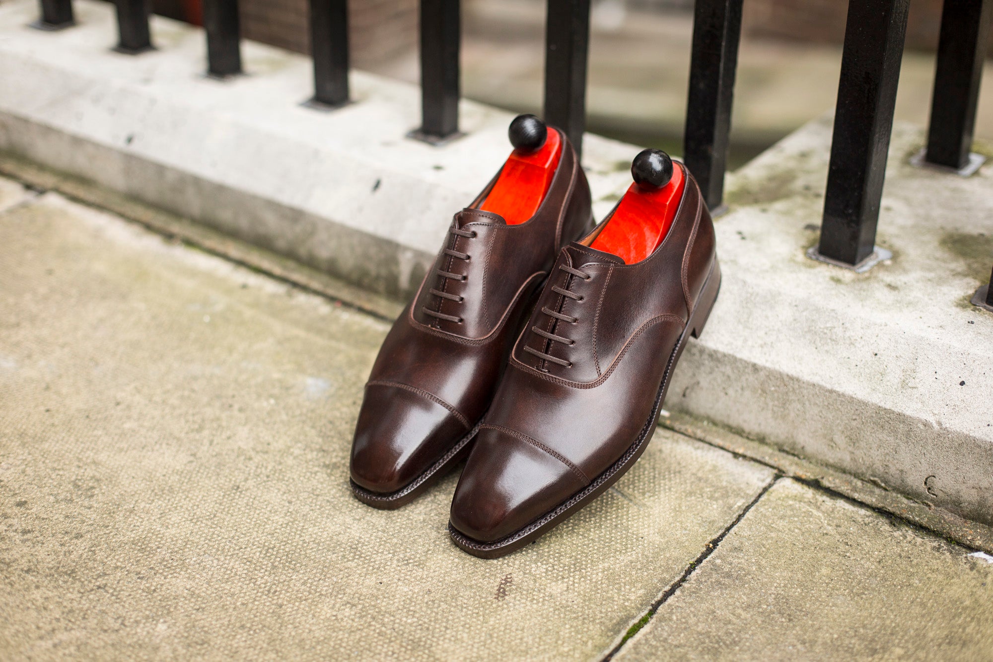Magnolia - MTO - Dark Brown Museum Calf - MGF Last - Double Leather Sole-Made To Order Classic Captoe Cap Toe Oxfords-J.FitzPatrick Footwear