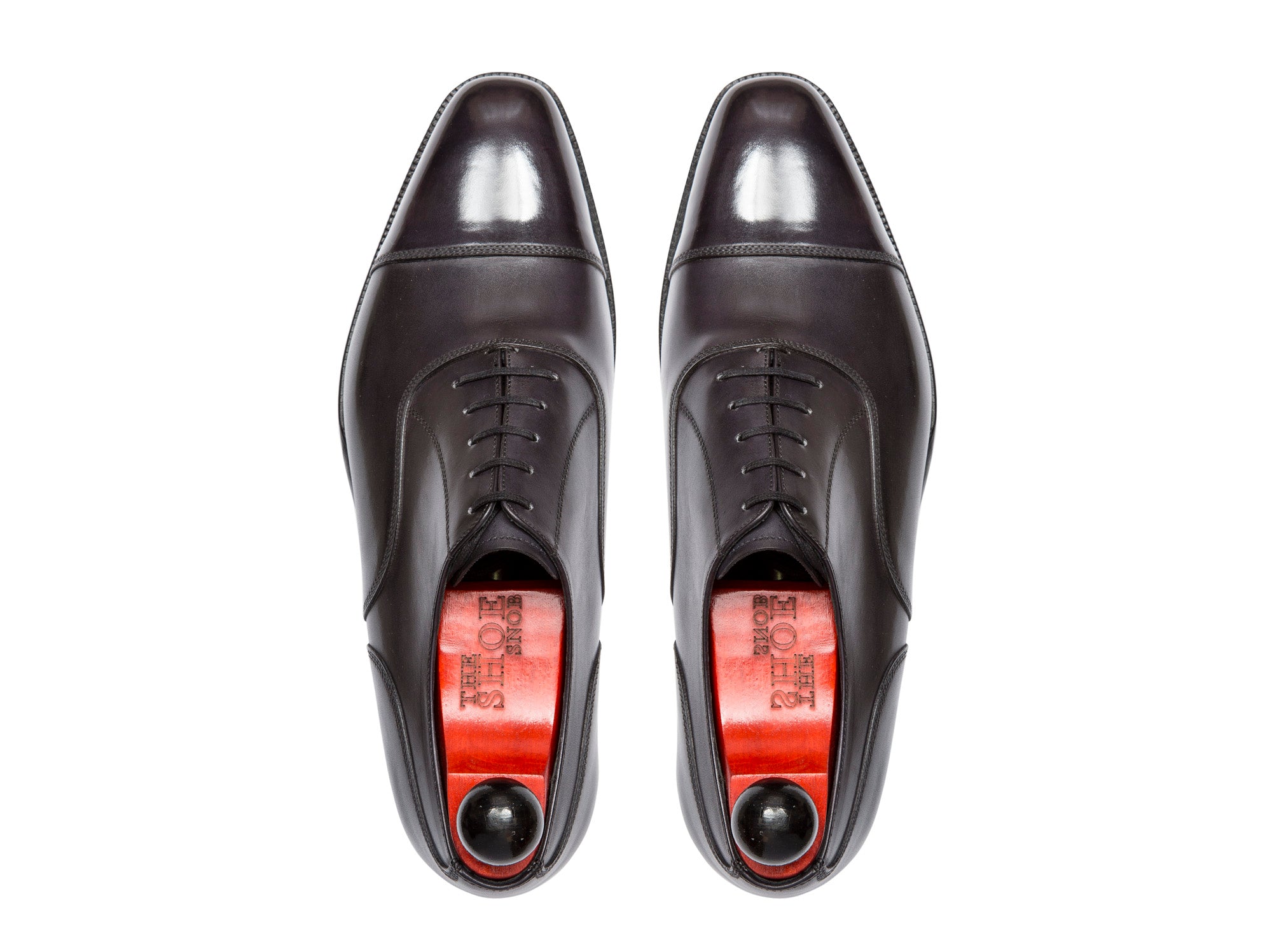 Magnolia - MTO - Shaded Grey Calf - LPB Last - Double Leather Sole-Made To Order Classic Captoe Cap Toe Oxfords-J.FitzPatrick Footwear