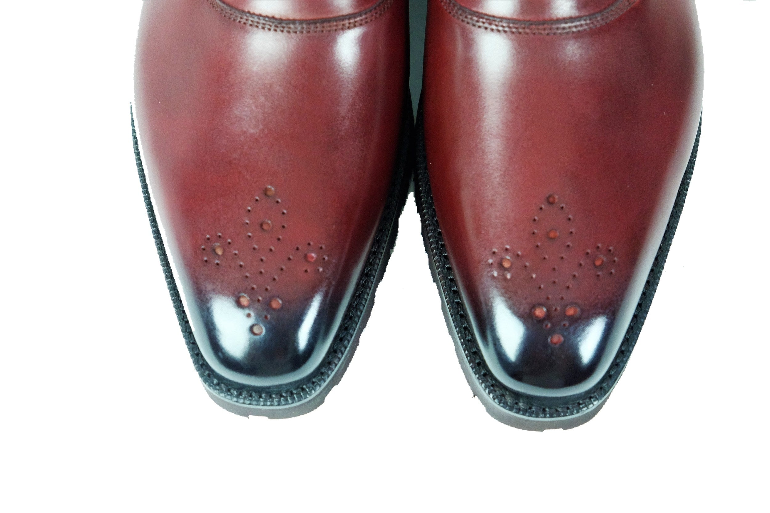 Martel - MTO - Burgundy Calf-Made To Order Single Monkstrap Medallion-J.FitzPatrick Footwear