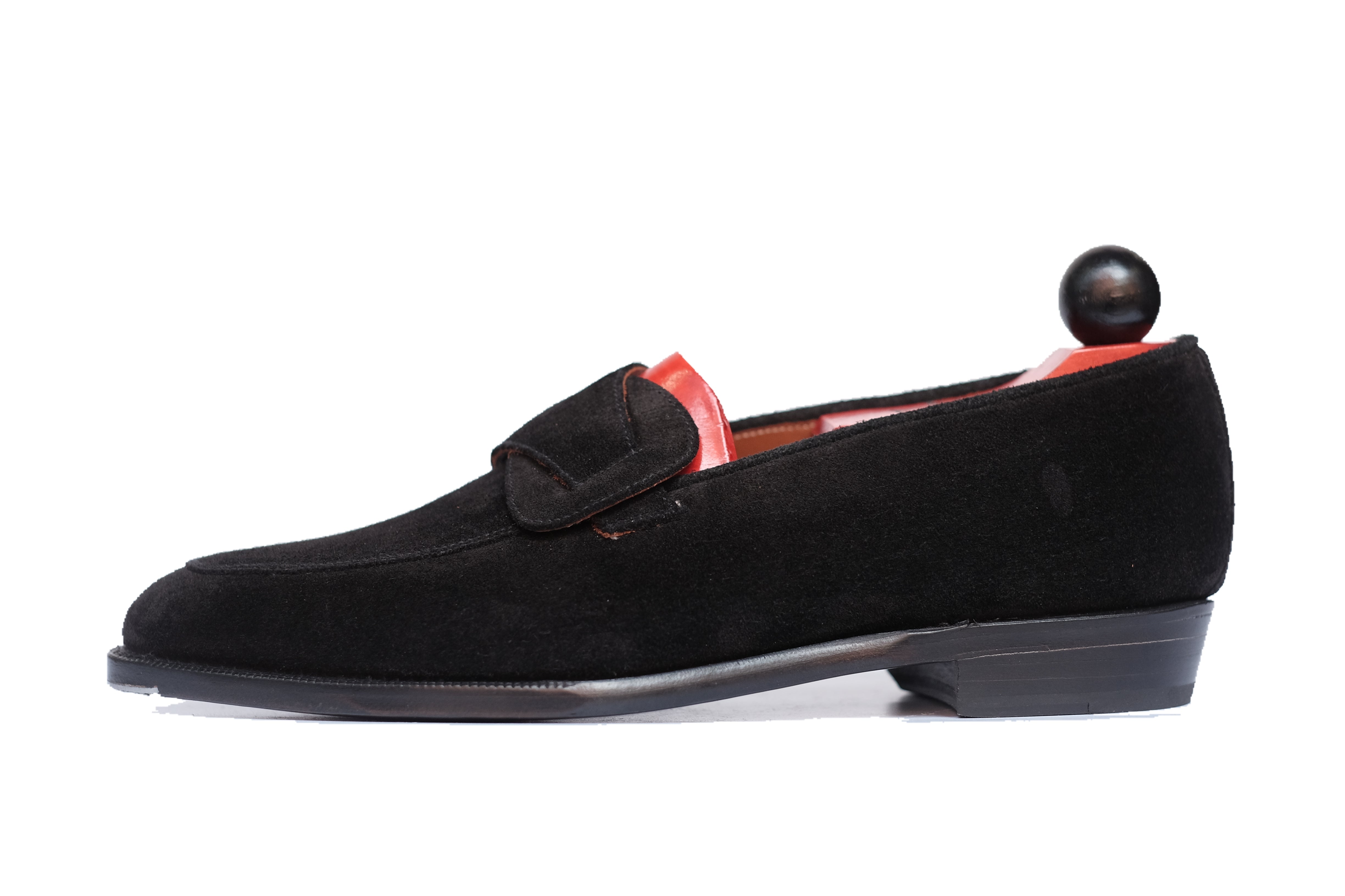 Meridian - Black Suede-Butterfly Loafers-J.FitzPatrick Footwear