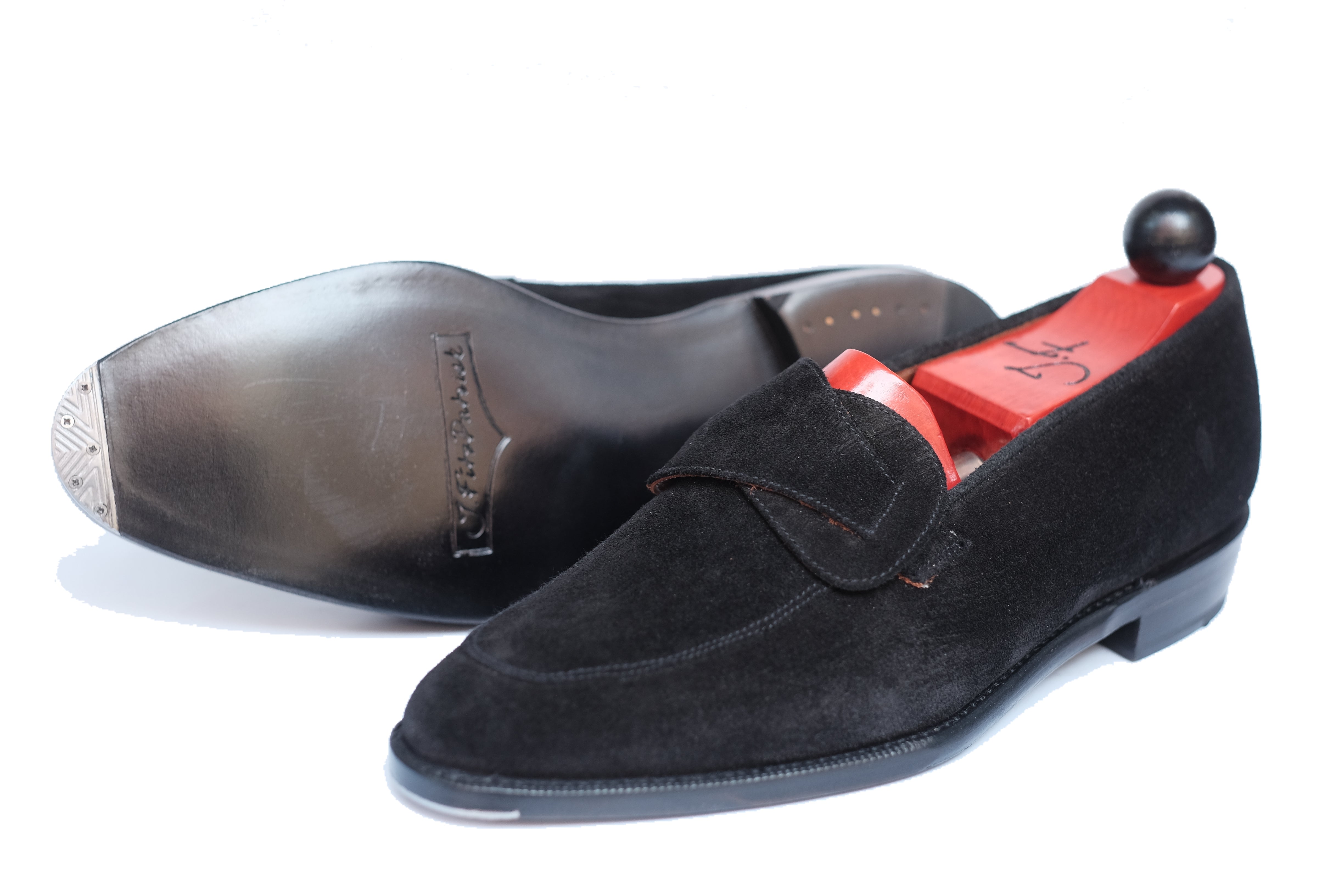 Meridian - Black Suede-Butterfly Loafers-J.FitzPatrick Footwear