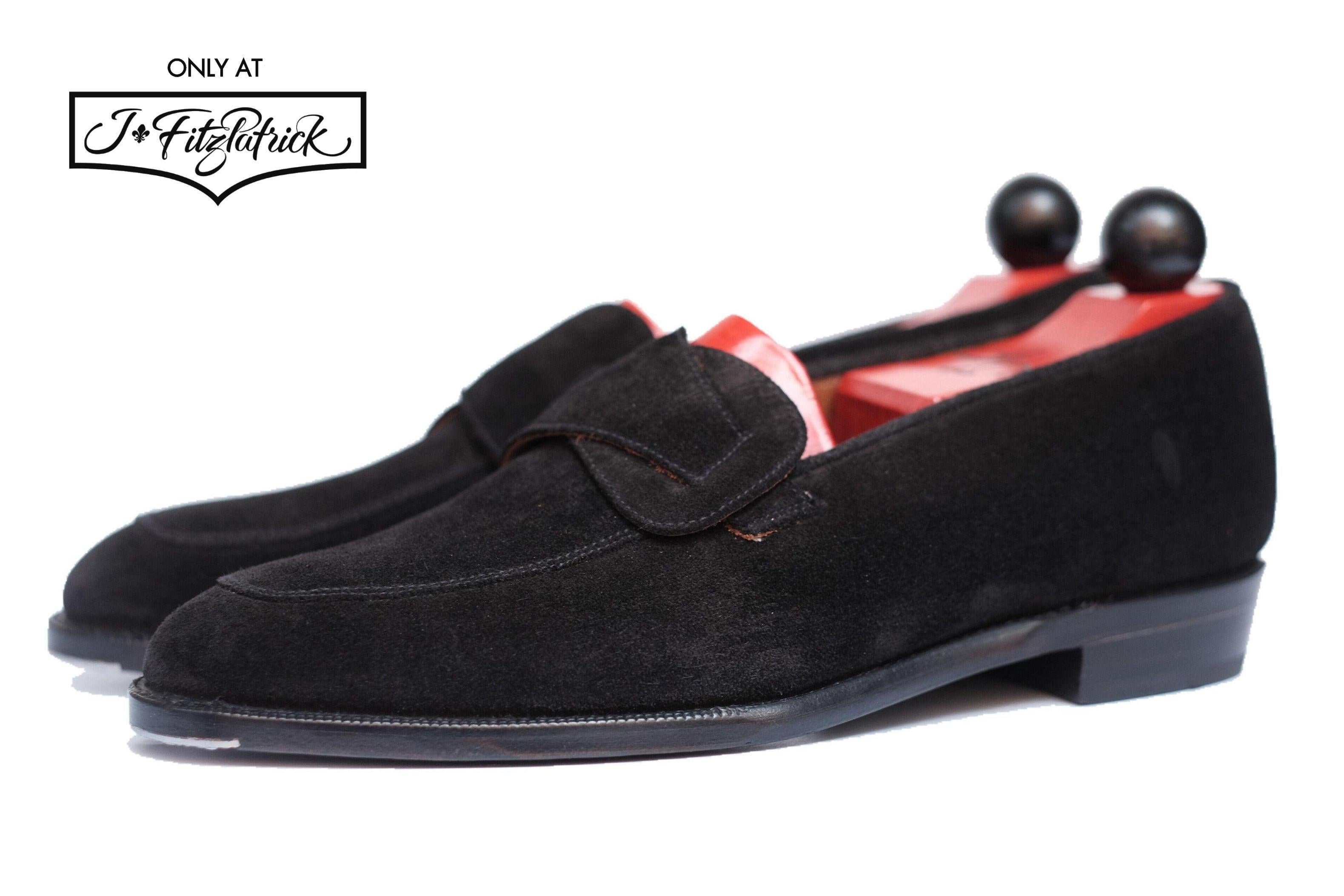 Meridian - Black Suede-Butterfly Loafers-J.FitzPatrick Footwear