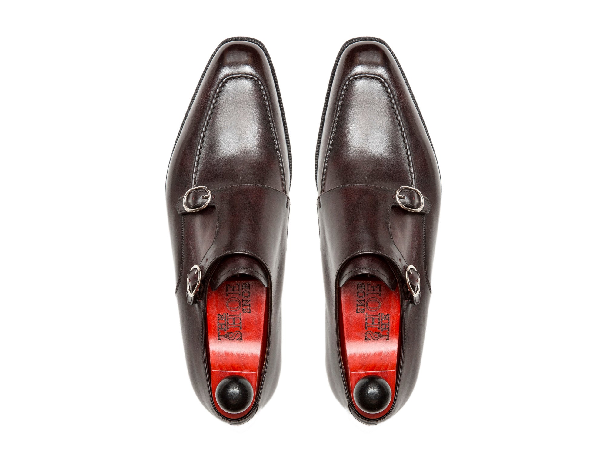Montlake - MTO - Sangria Calf-Made To Order Double Monkstrap Hand Stitched-J.FitzPatrick Footwear