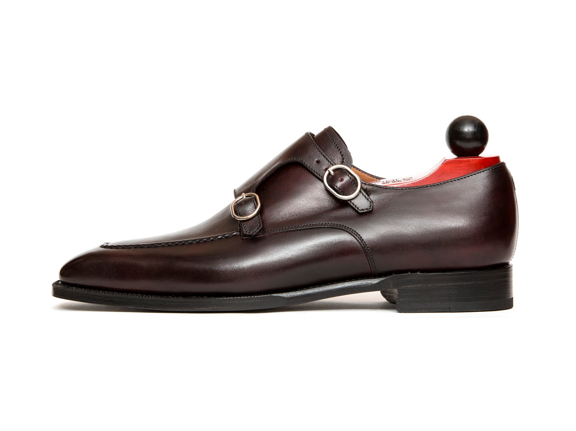 Montlake - MTO - Sangria Calf-Made To Order Double Monkstrap Hand Stitched-J.FitzPatrick Footwear