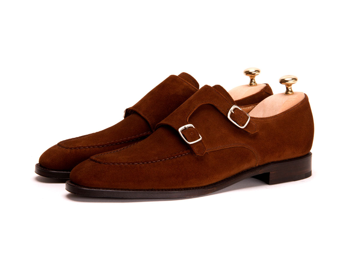 Montlake - MTO - Snuff Suede-Made To Order Double Monkstrap Hand Stitched-J.FitzPatrick Footwear