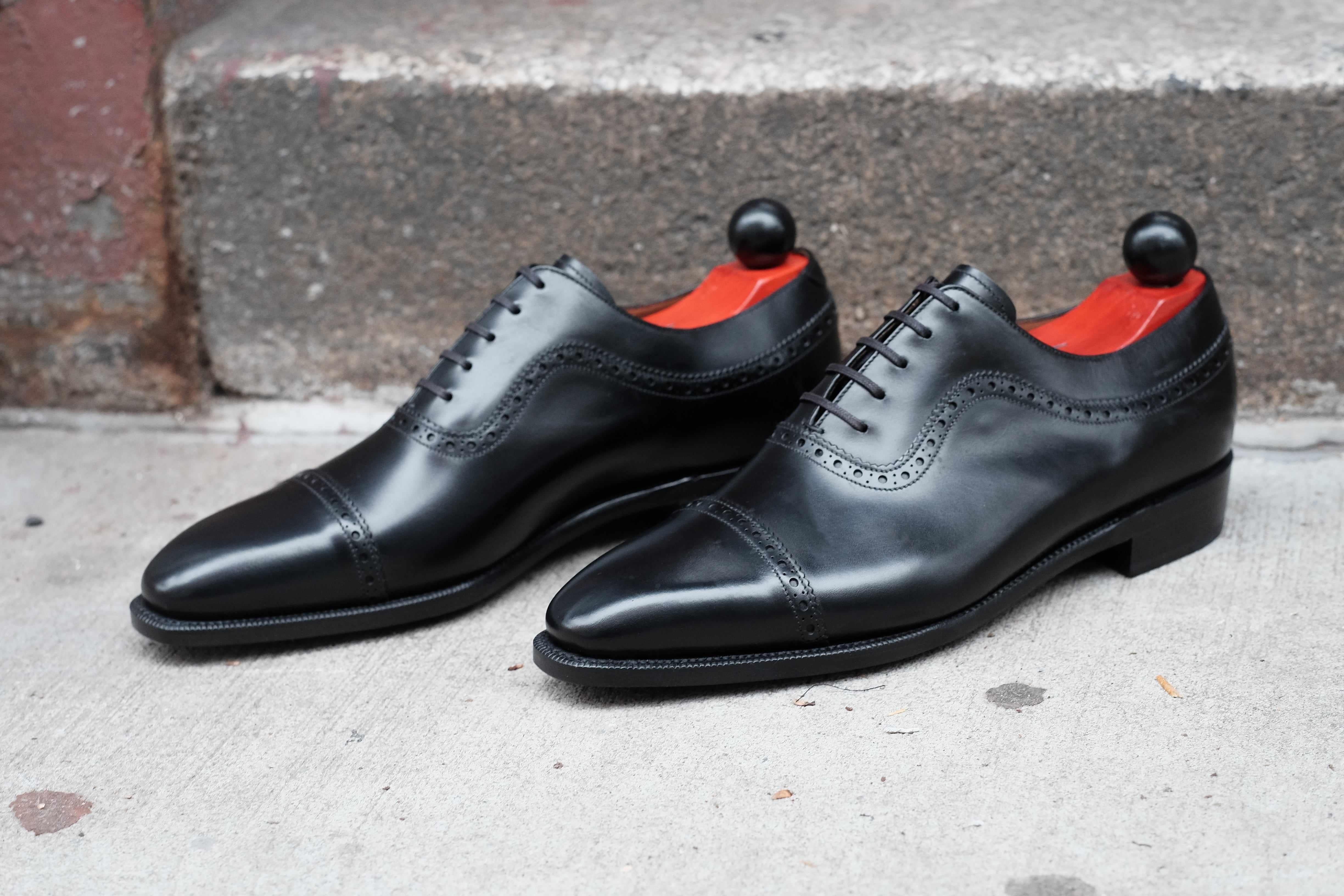 Palacio - Black Calf-Captoe Cap Toe Oxfords-J.FitzPatrick Footwear