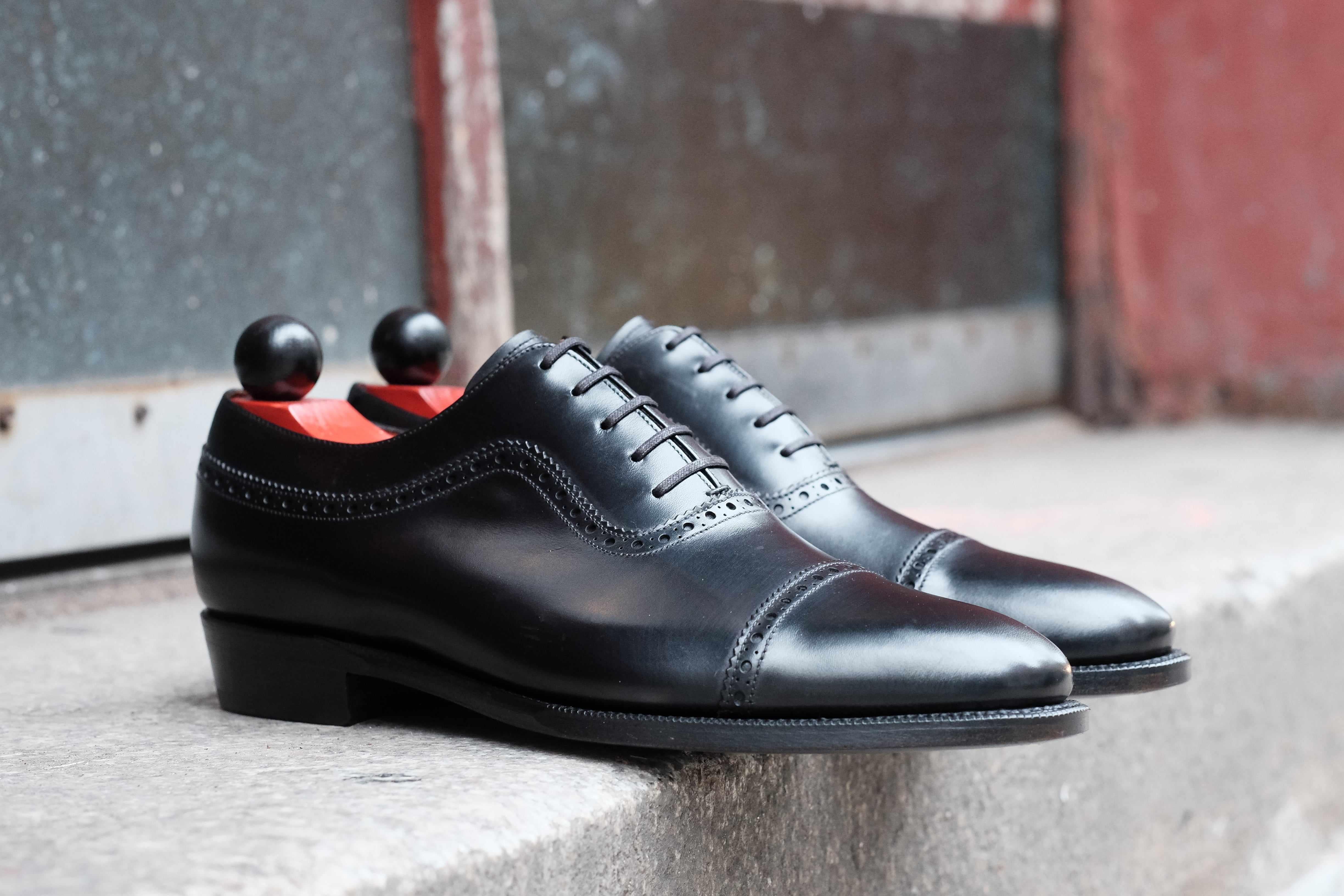 Palacio - Black Calf-Captoe Cap Toe Oxfords-J.FitzPatrick Footwear