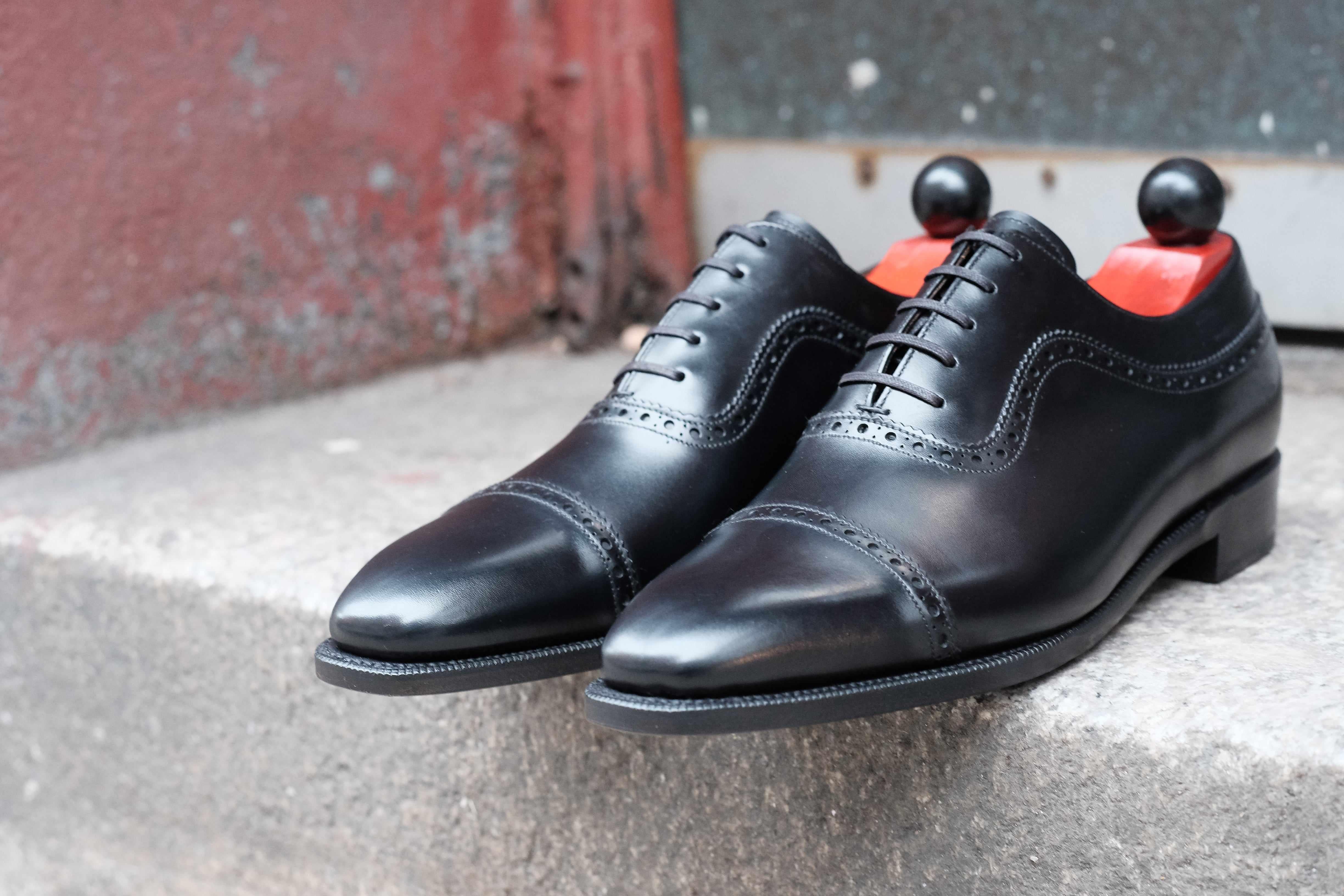 Palacio - Black Calf-Captoe Cap Toe Oxfords-J.FitzPatrick Footwear