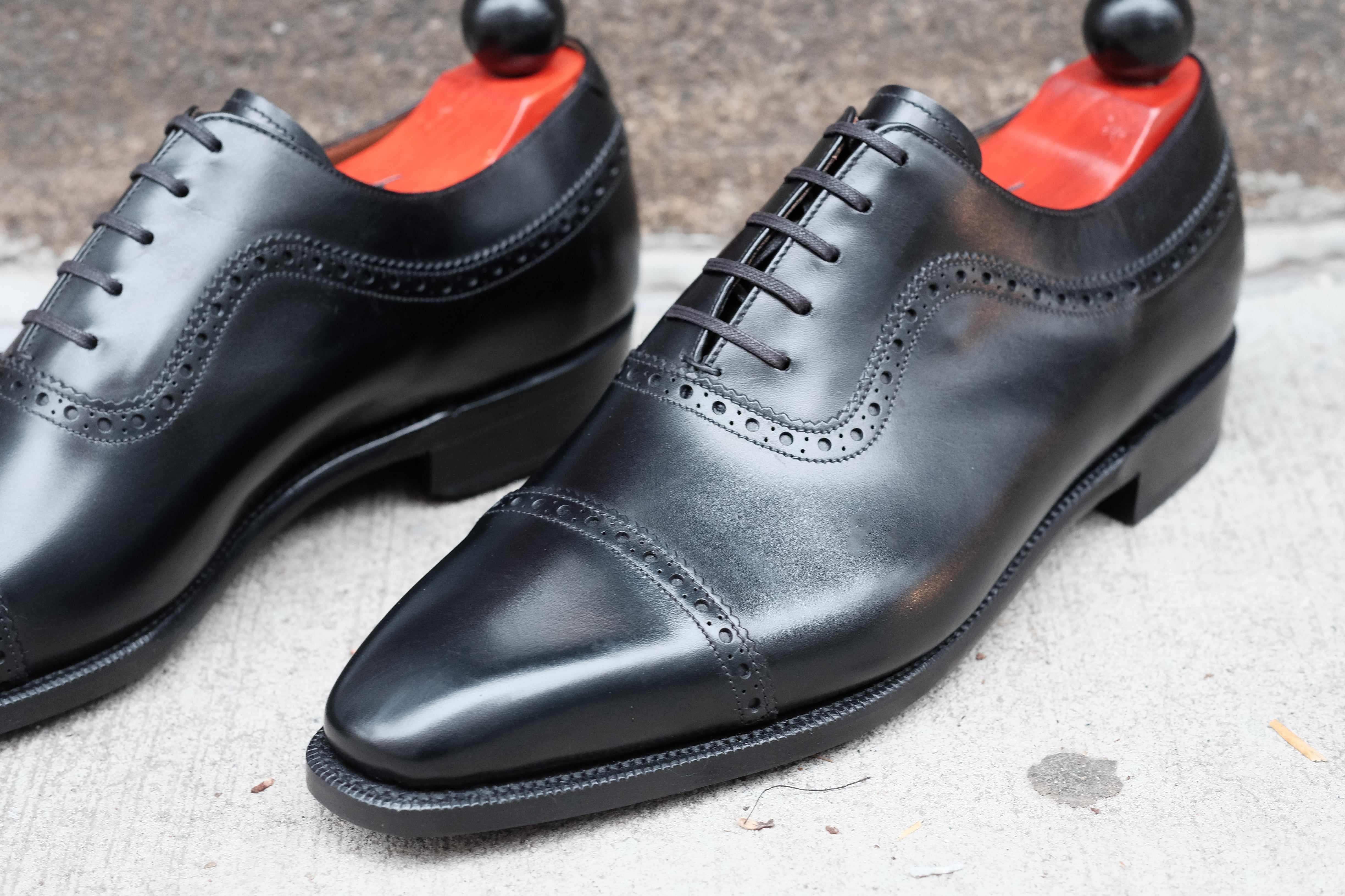 Palacio - Black Calf-Captoe Cap Toe Oxfords-J.FitzPatrick Footwear