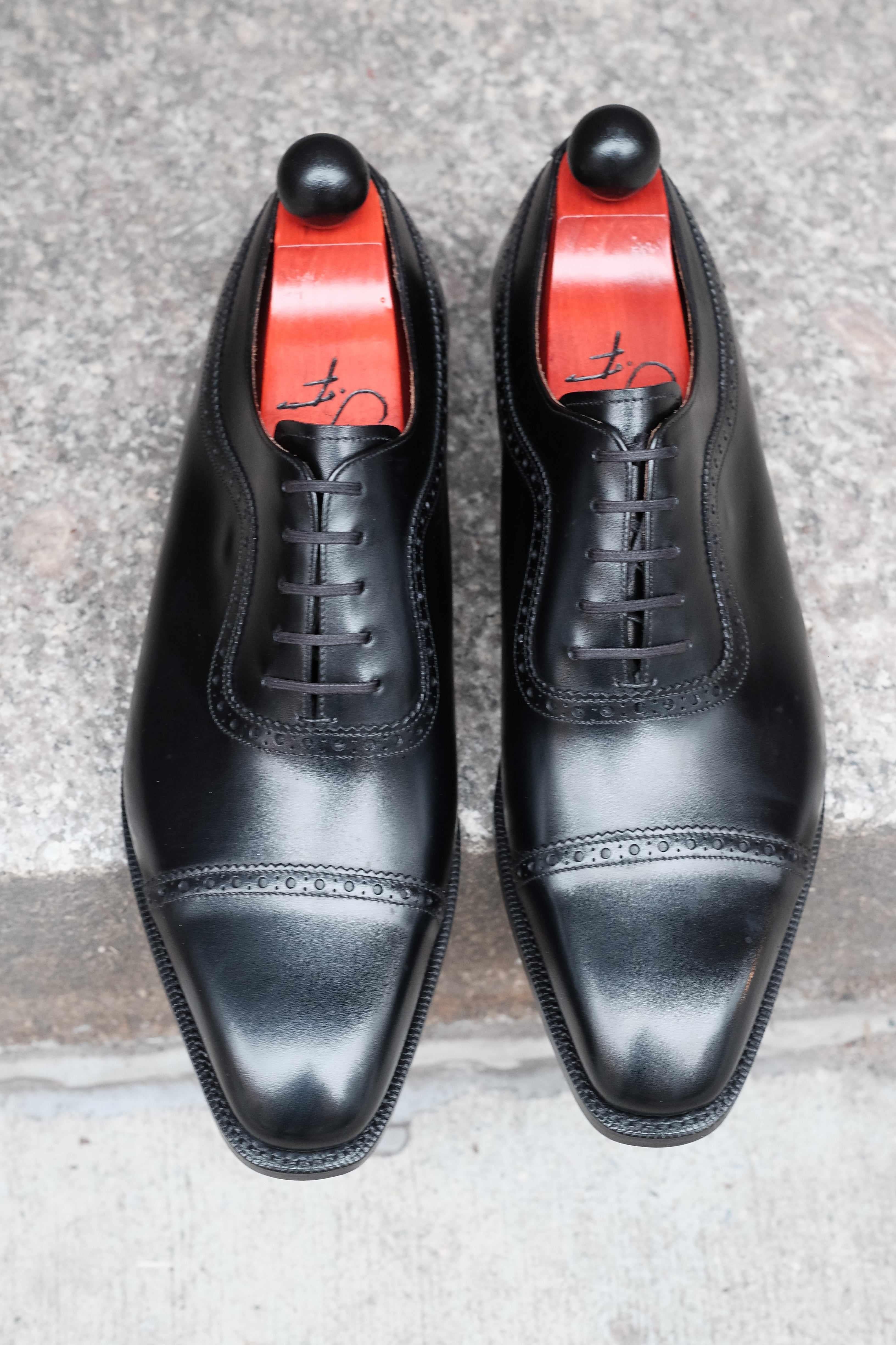 Palacio - Black Calf-Captoe Cap Toe Oxfords-J.FitzPatrick Footwear