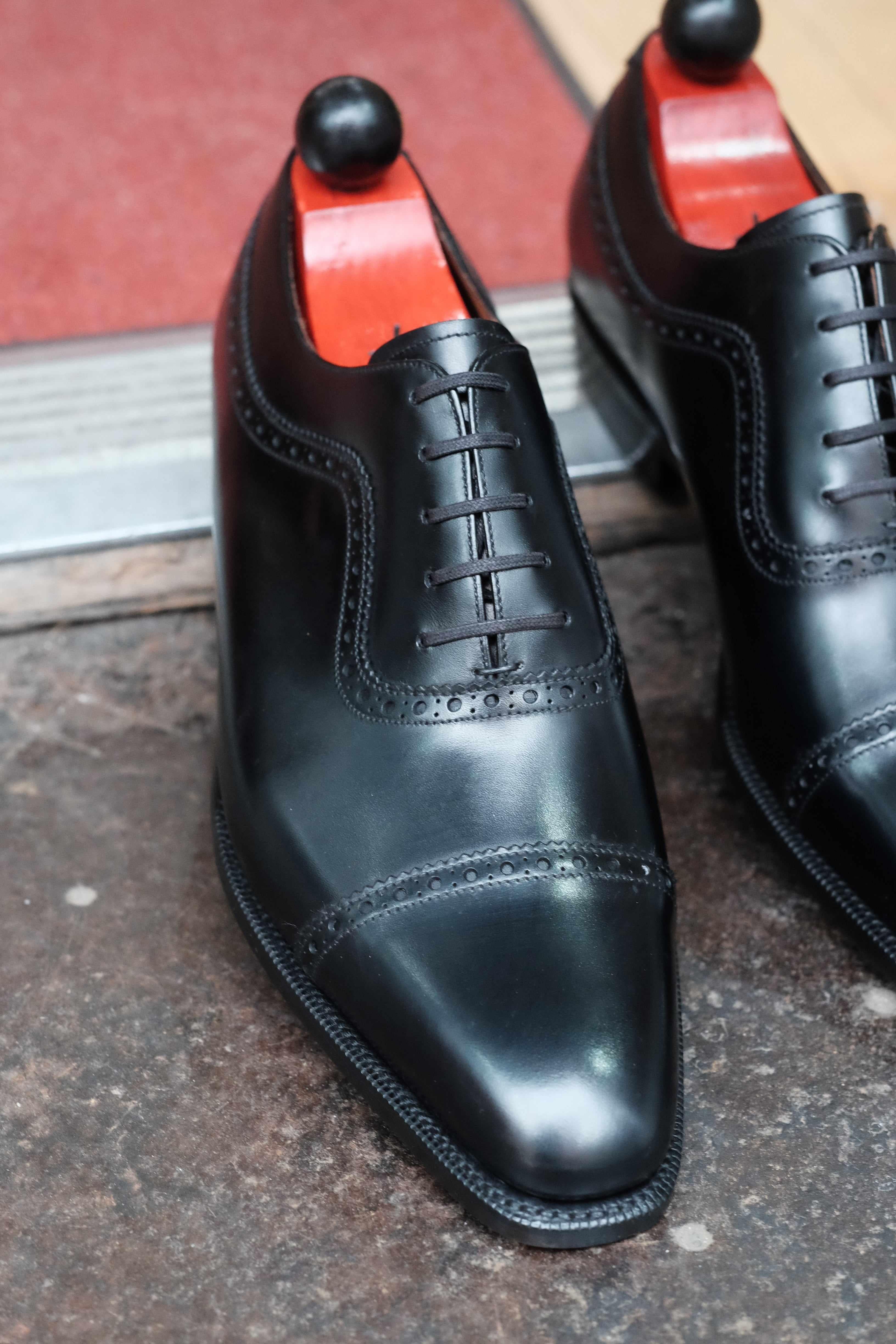 Palacio - Black Calf-Captoe Cap Toe Oxfords-J.FitzPatrick Footwear