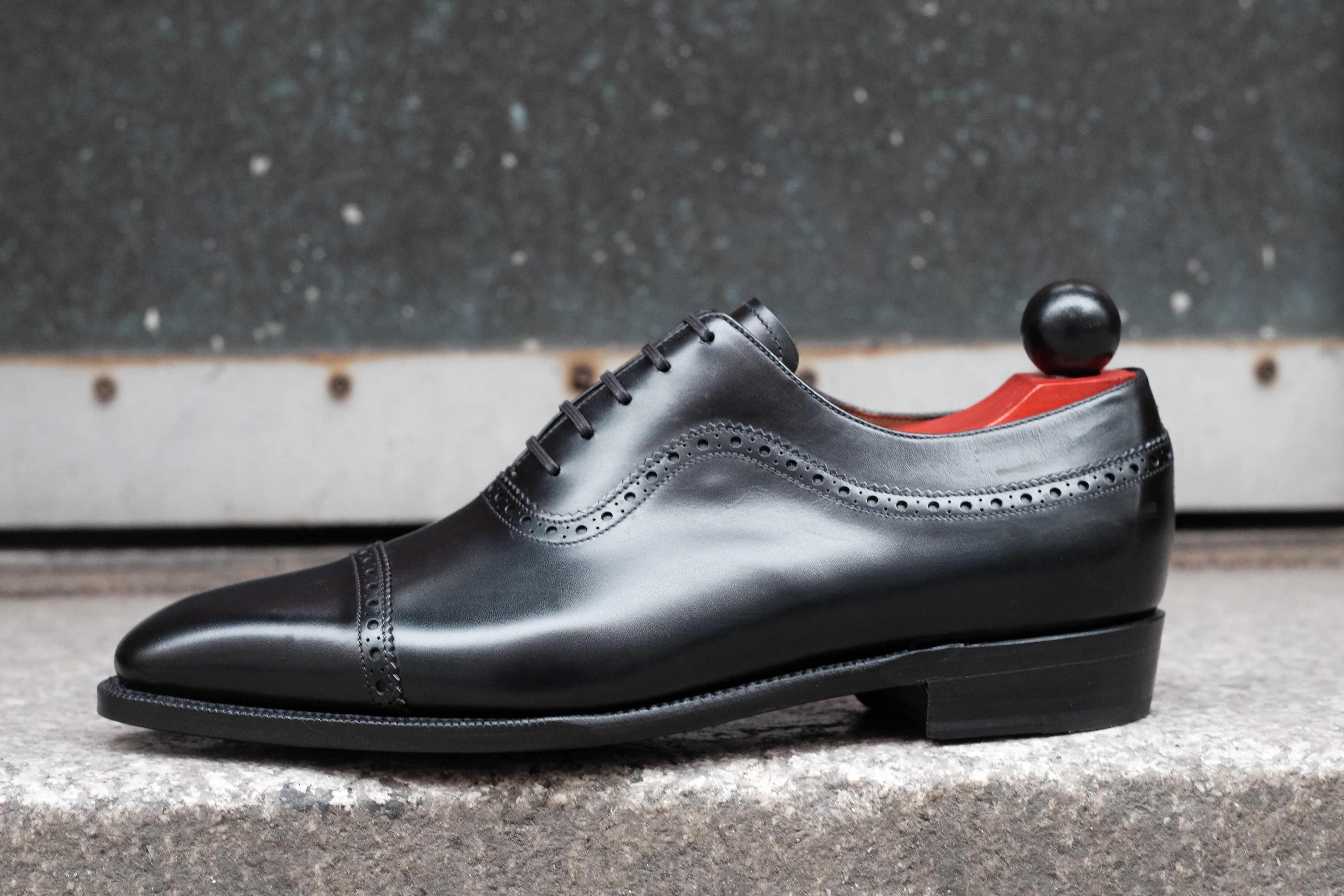 Palacio - Black Calf-Captoe Cap Toe Oxfords-J.FitzPatrick Footwear