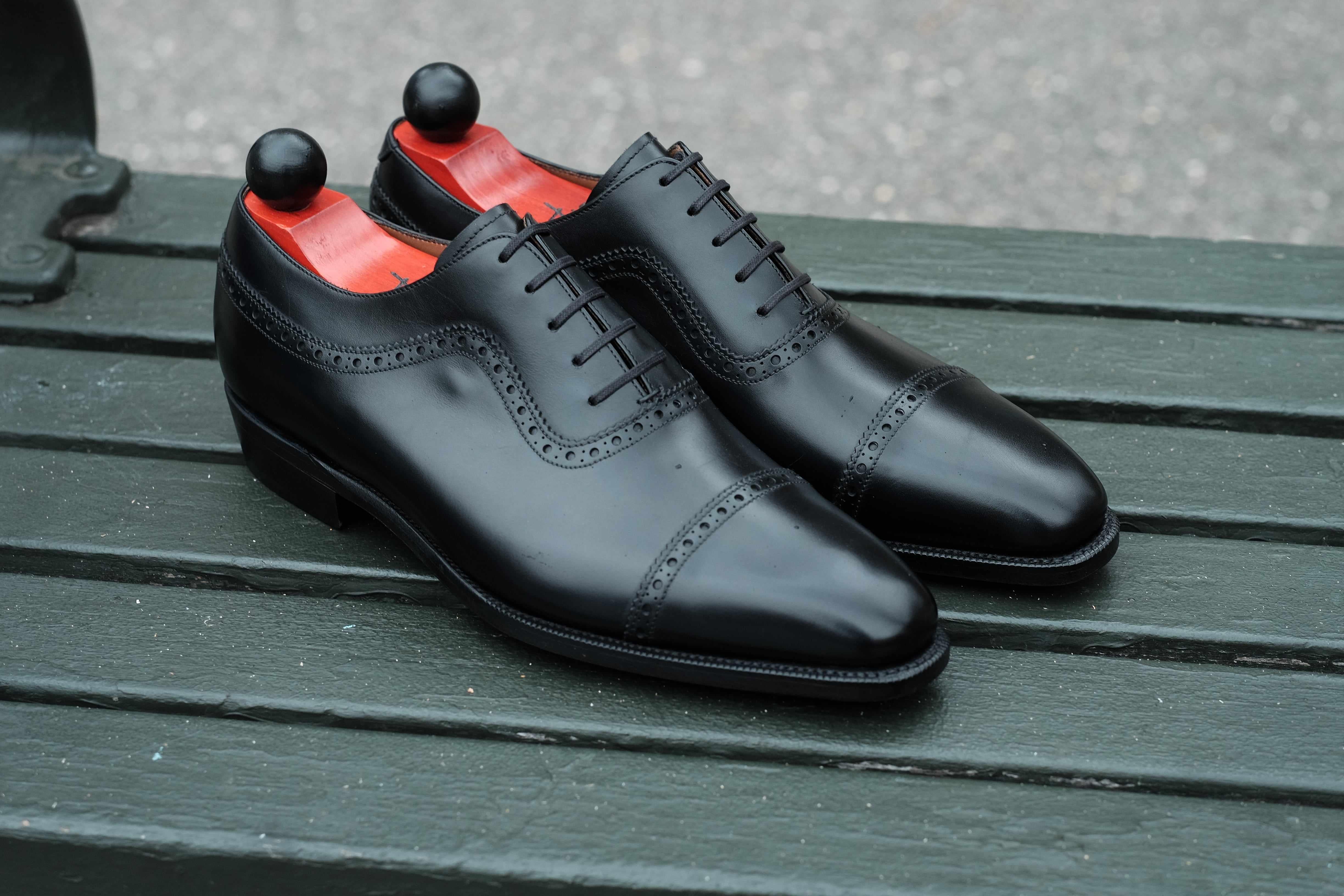 Palacio - Black Calf-Captoe Cap Toe Oxfords-J.FitzPatrick Footwear