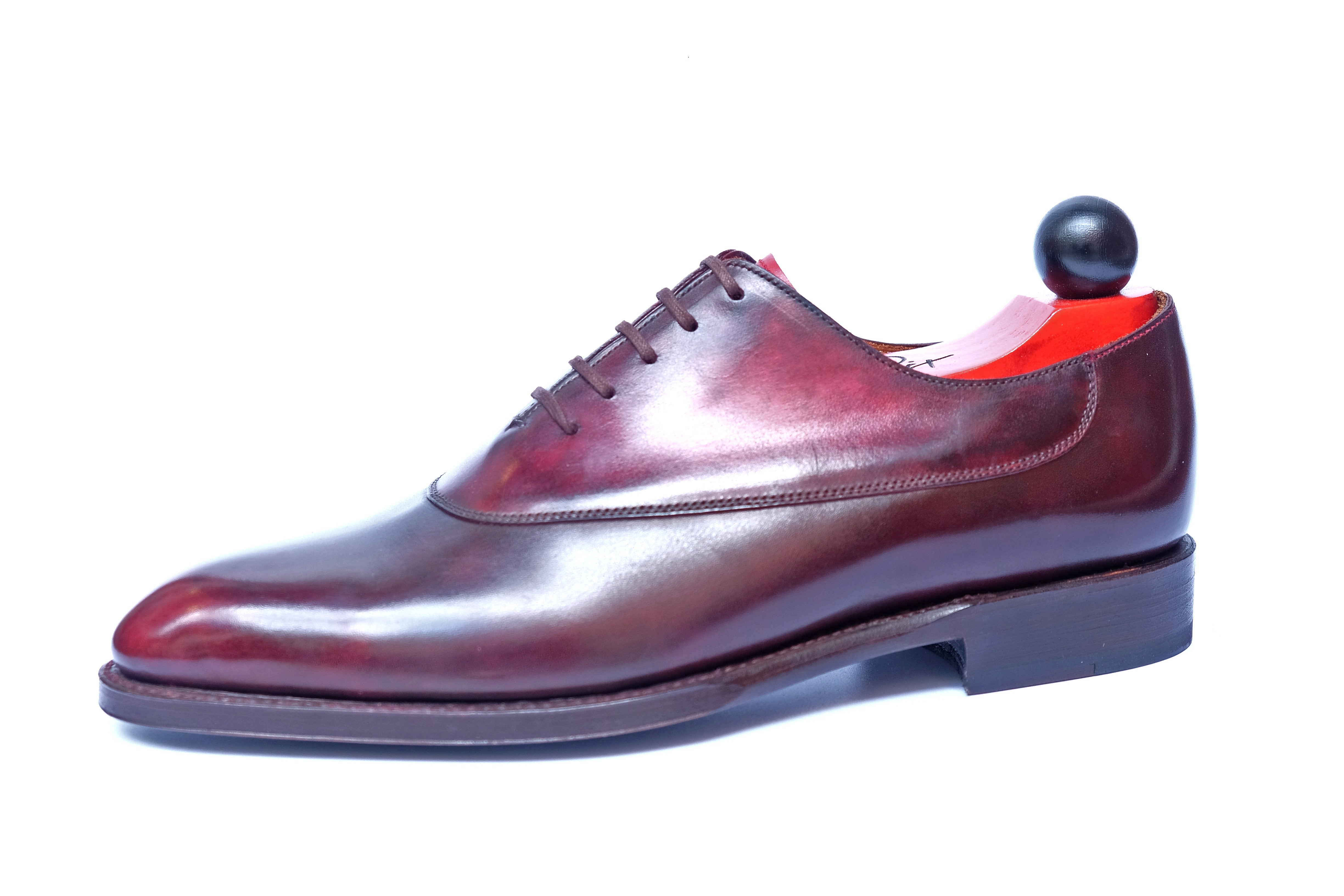 Patina Amarante - MTO - Cascade-Made To Order Oxfords Custom Patina-J.FitzPatrick Footwear