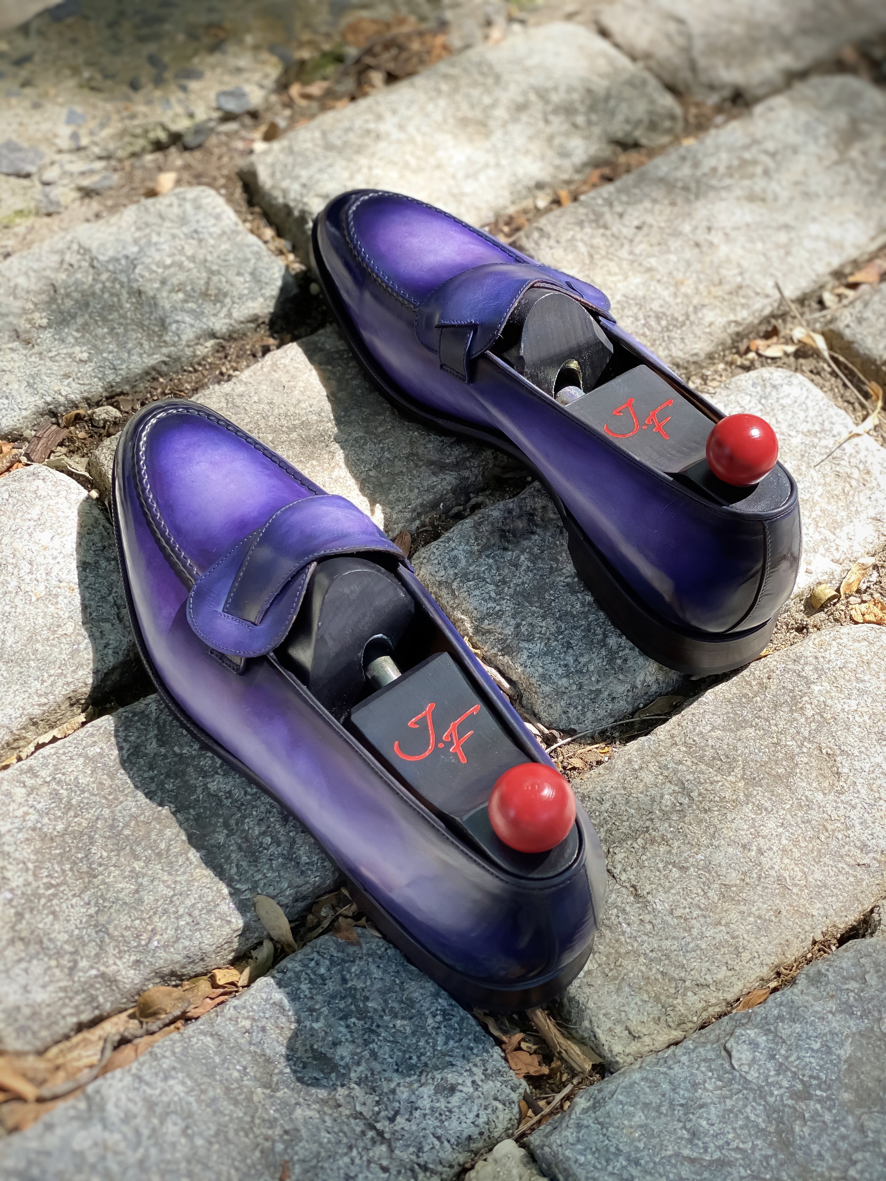 Patina Amethyst - MTO - Hawthorne-Made To Order Butterfly Loafer Custom Patina-J.FitzPatrick Footwear